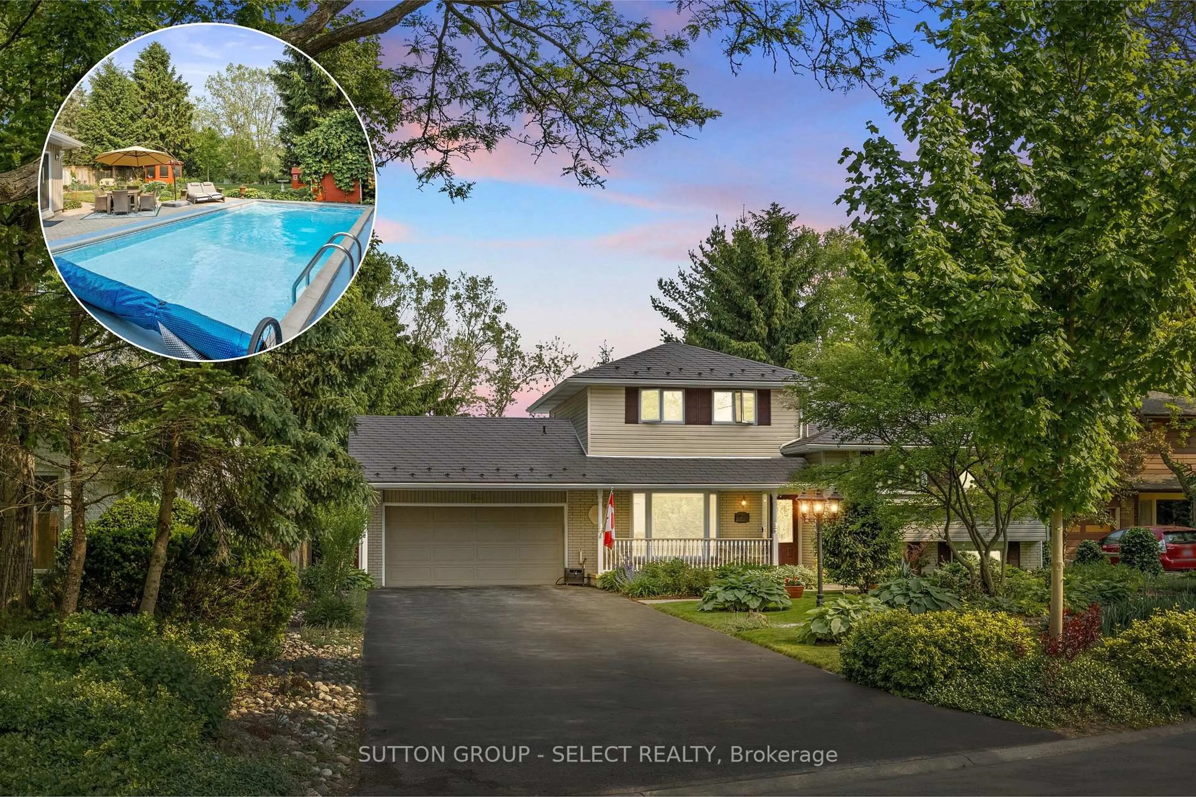 A pic from outside/outdoor area/front of a property/back of a property/a pic from drone, water/lake/river/ocean view for 93 Wakefield Cres, London North Ontario N5X 1Z6