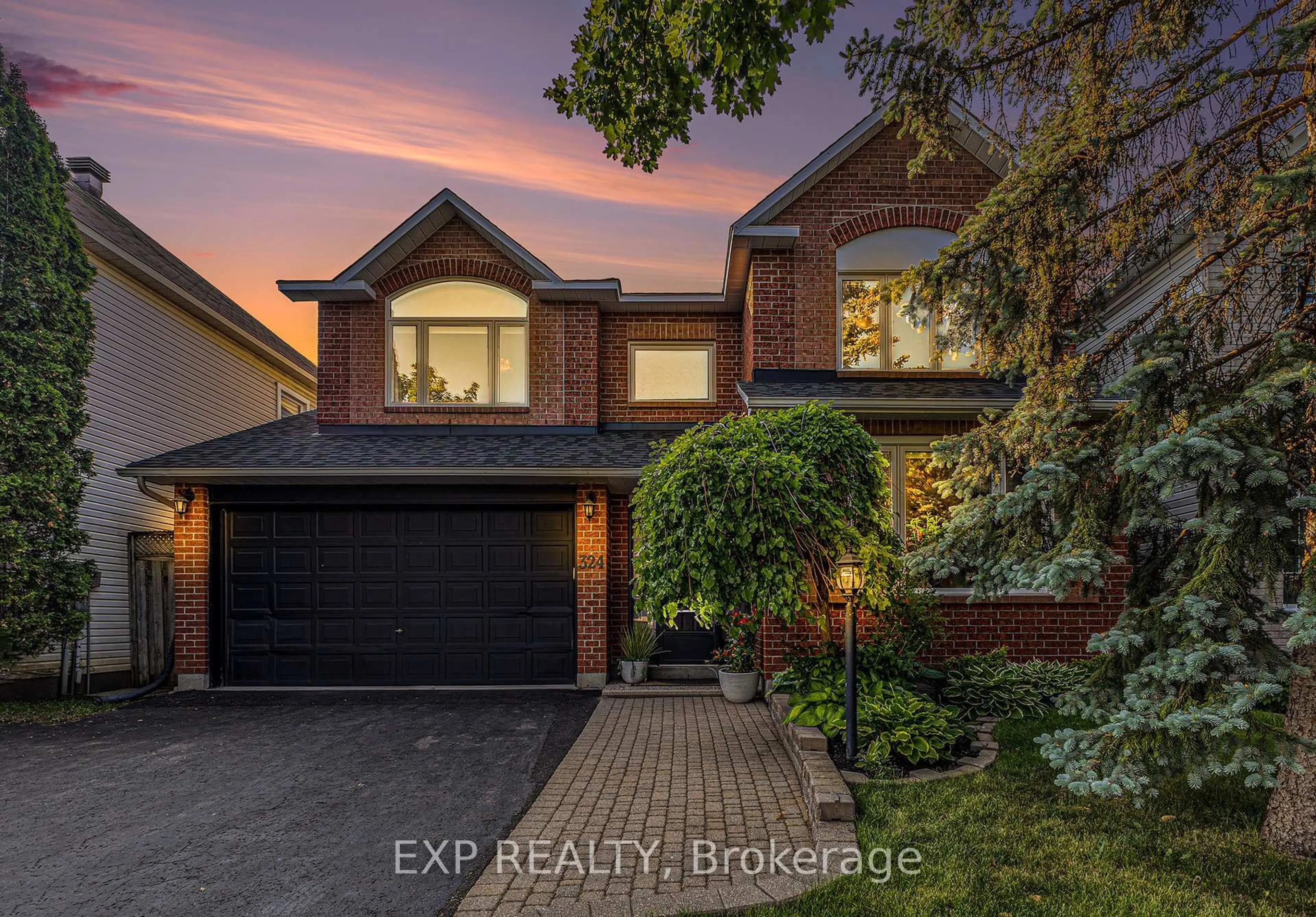 Home with brick exterior material, street for 324 Stoneway Dr, Ottawa Ontario K2G 6G8