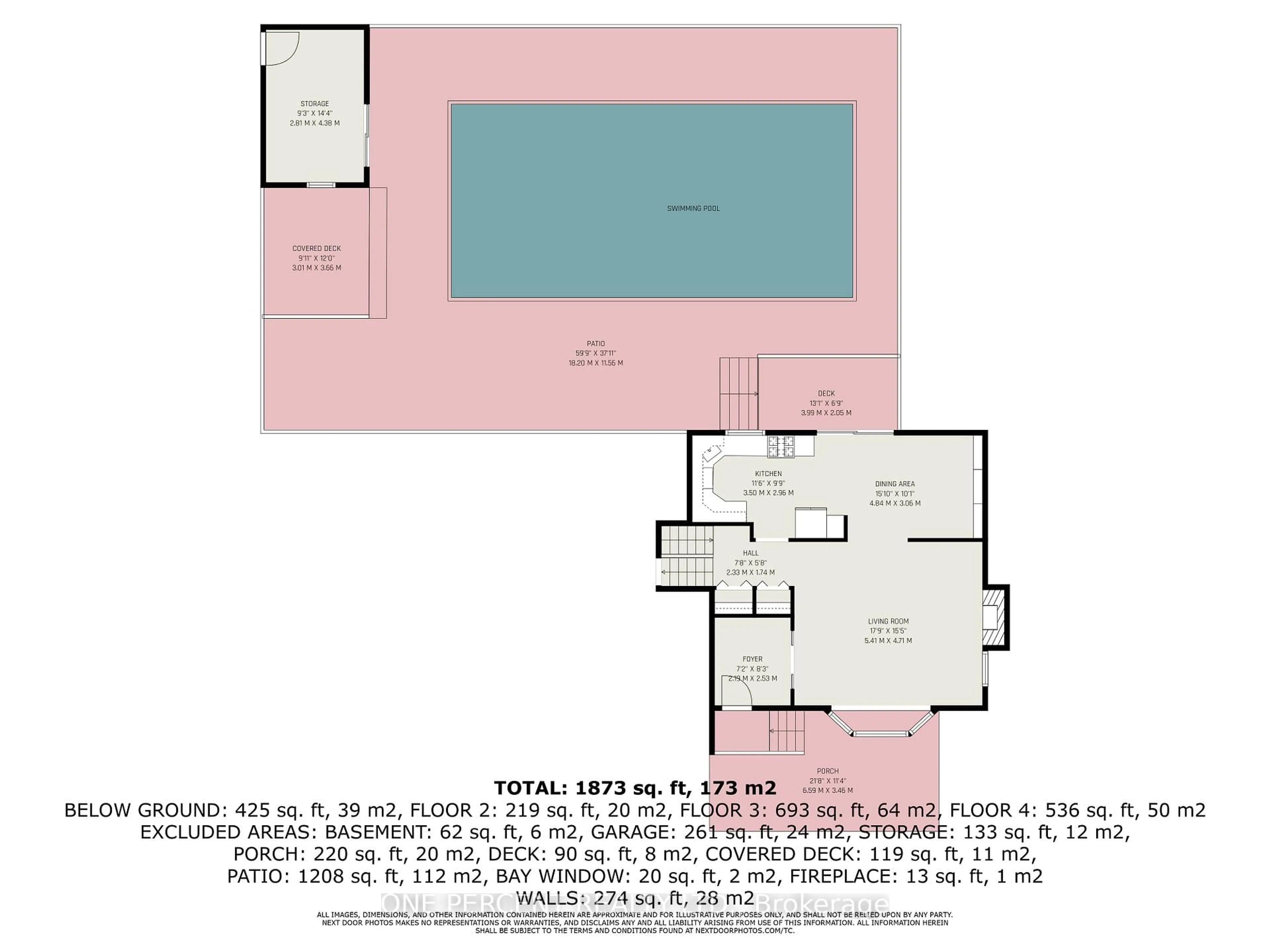 Floor plan for 1042 Harkness Ave, Ottawa Ontario K1V 6P2