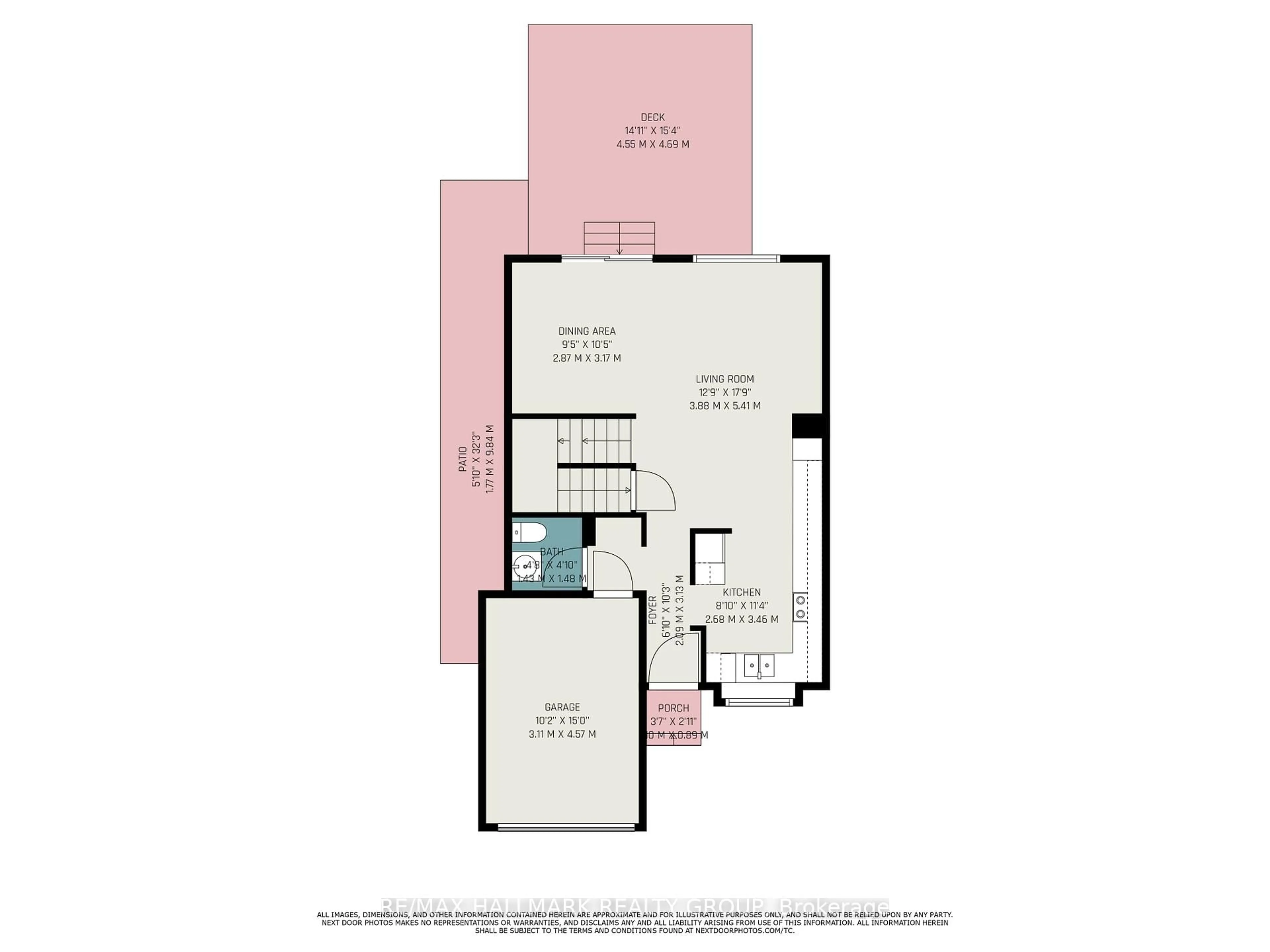 Floor plan for 1847 Brousseau Cres, Ottawa Ontario K1C 2Y5