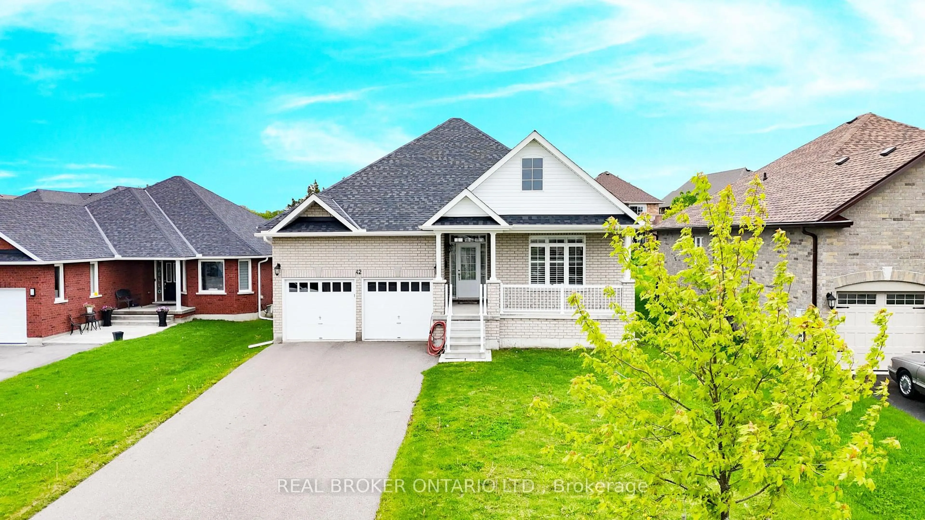 Home with brick exterior material, street for 42 Barron Blvd, Kawartha Lakes Ontario K9V 0C4