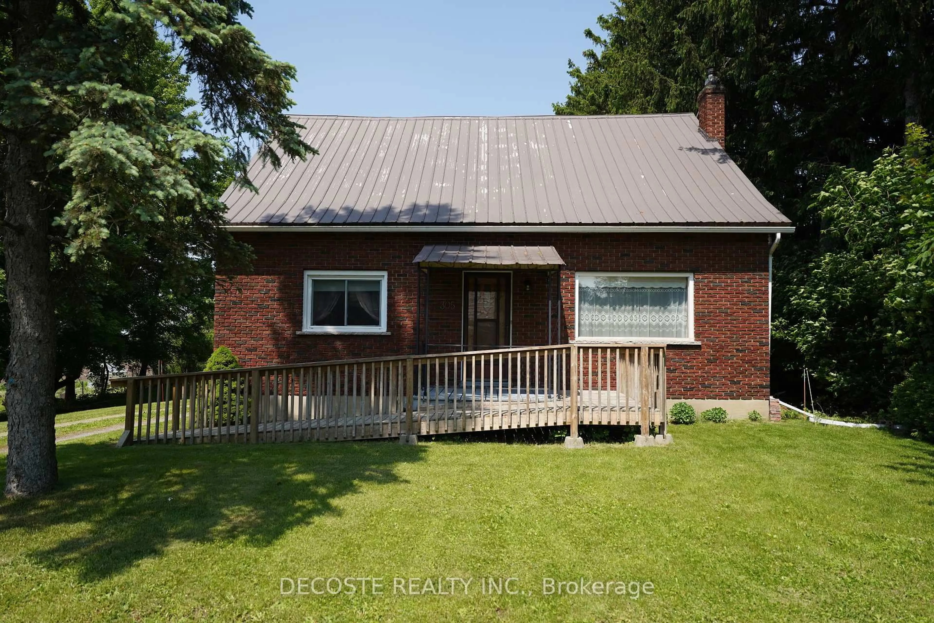 Home with brick exterior material, street for 305 County Road 10 Rd, Champlain Ontario K0B 1R0