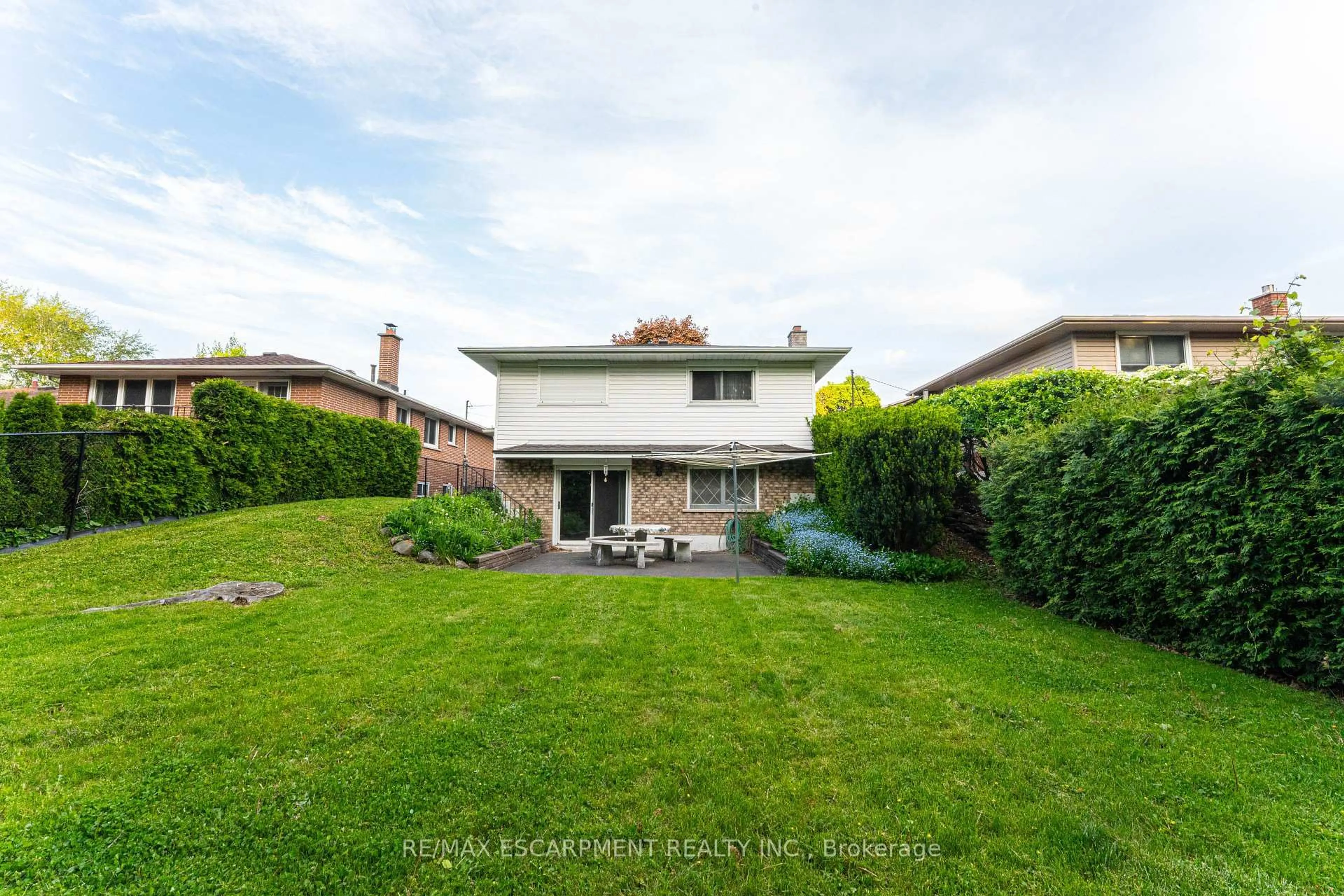 A pic from outside/outdoor area/front of a property/back of a property/a pic from drone, street for 138 San Francisco Ave, Hamilton Ontario L9C 5N9
