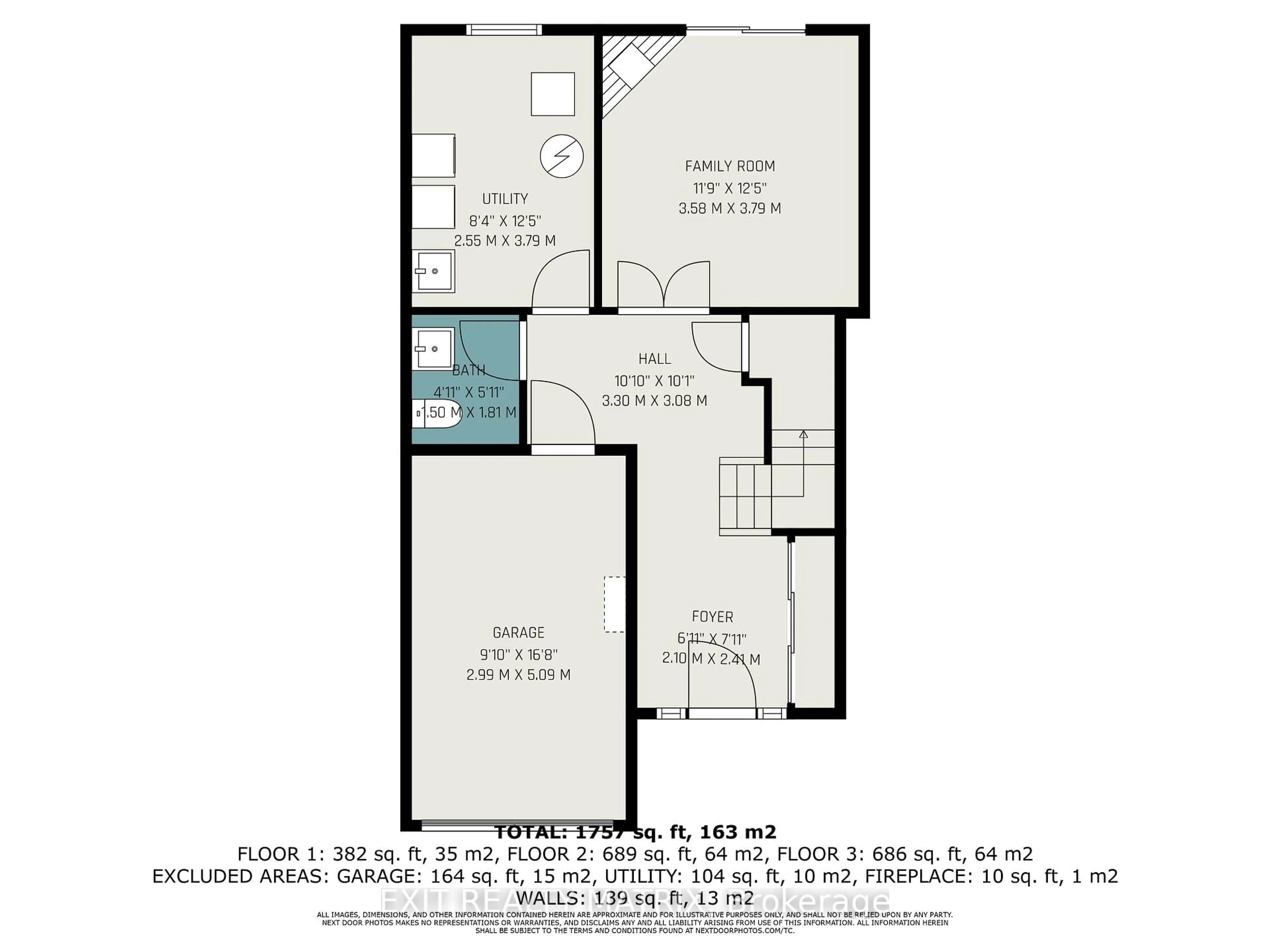 Floor plan for 23 Weybridge Dr, Ottawa Ontario K2J 4A1