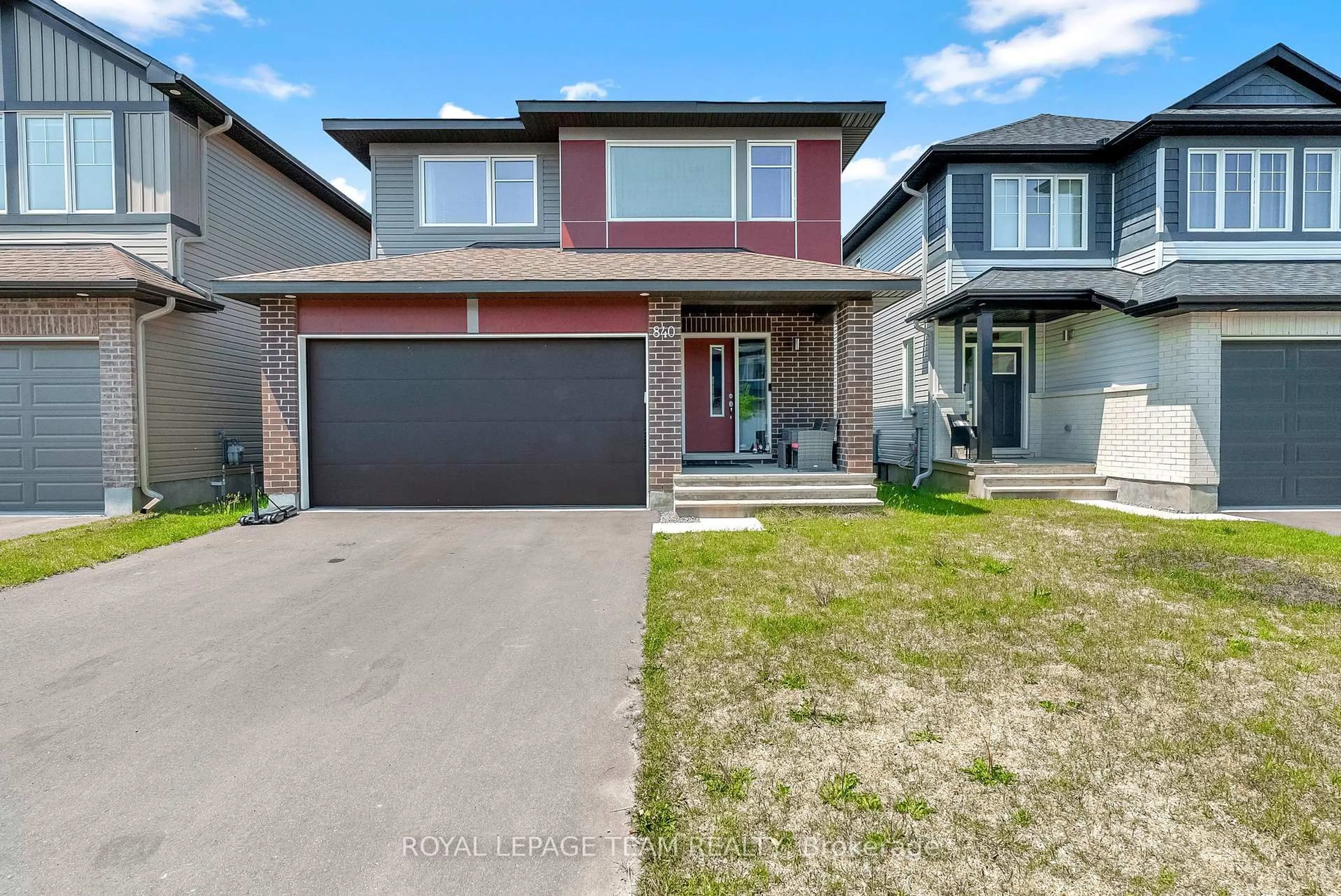Home with brick exterior material, street for 840 Sendero Way, Ottawa Ontario K2S 2W9