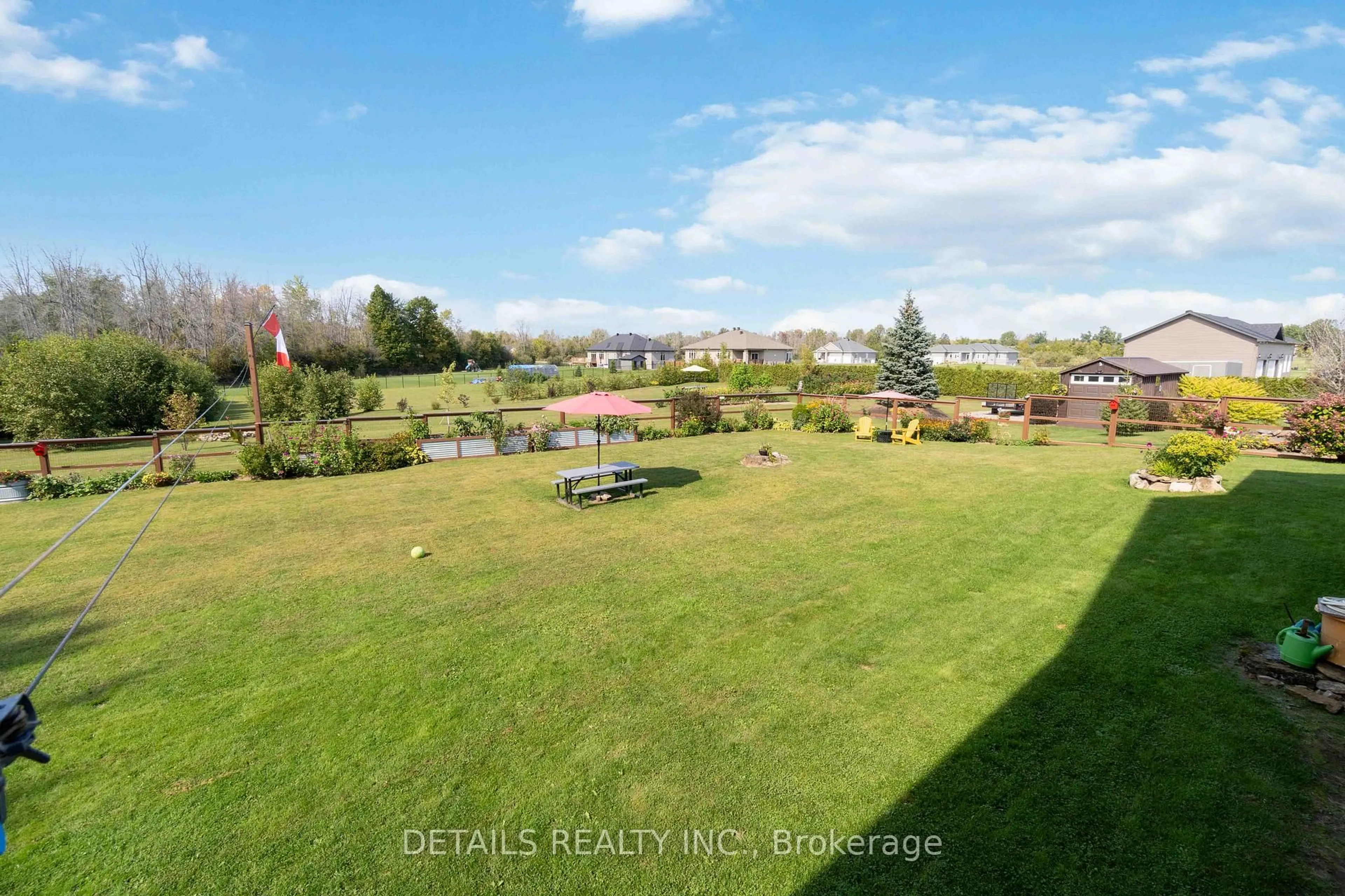 A pic from outside/outdoor area/front of a property/back of a property/a pic from drone, water/lake/river/ocean view for 176 Malcolms Way, Smiths Falls Ontario K7A 4S7