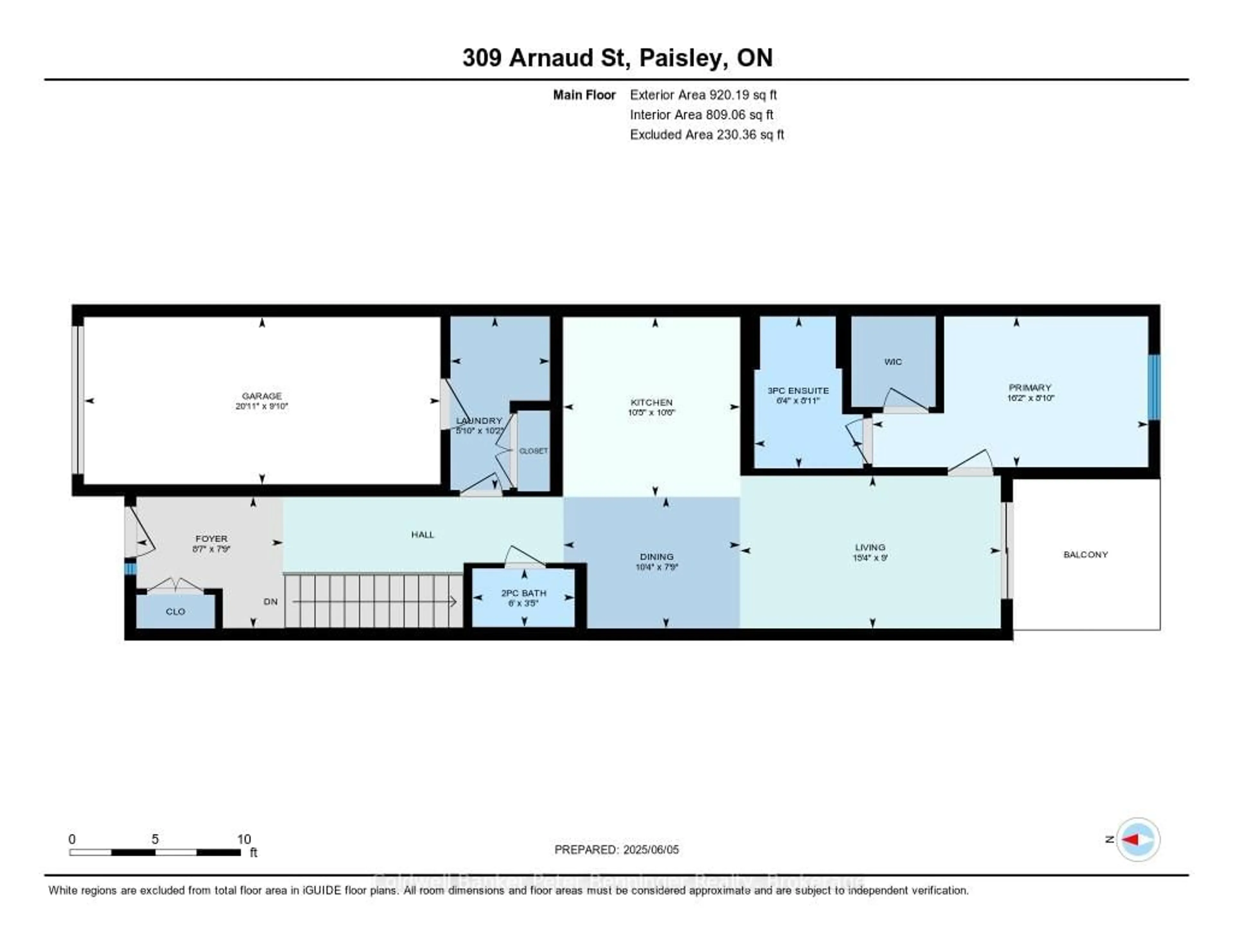 Floor plan for 305 Arnaud St #2, Arran-Elderslie Ontario N0G 2N0