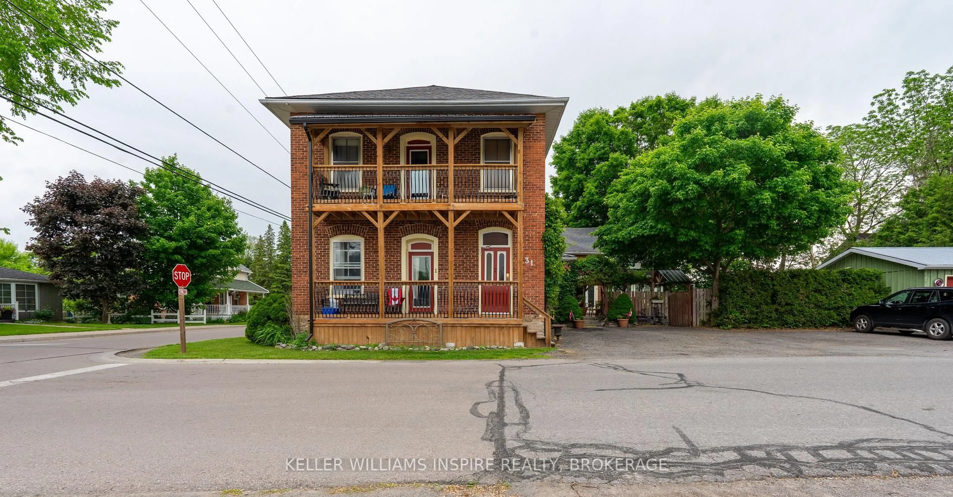 Home with brick exterior material, street for 31 Station St, Stirling Ontario K0K 3E0