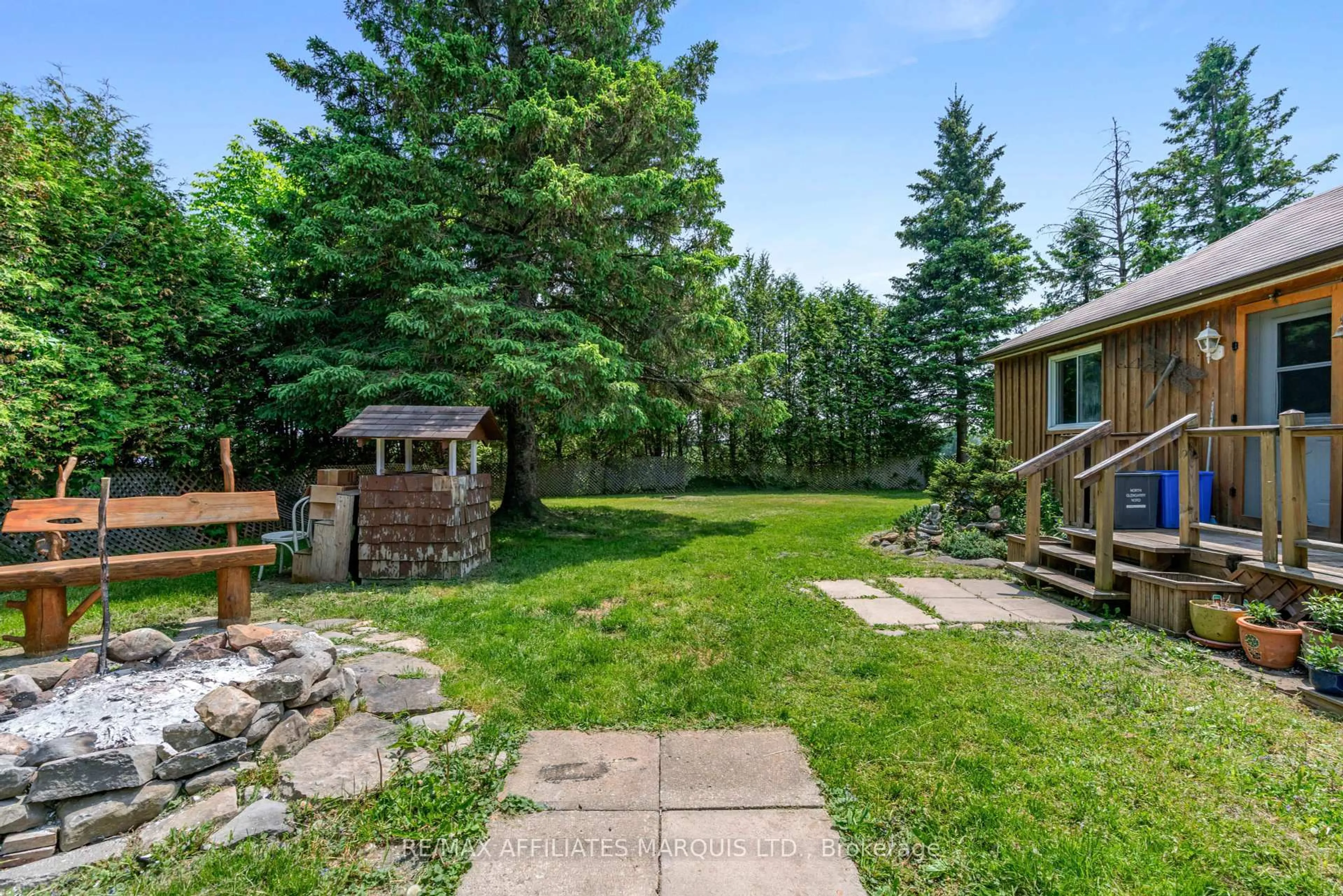 Patio, forest/trees view for 20771 River Rd, North Glengarry Ontario K0C 1A0
