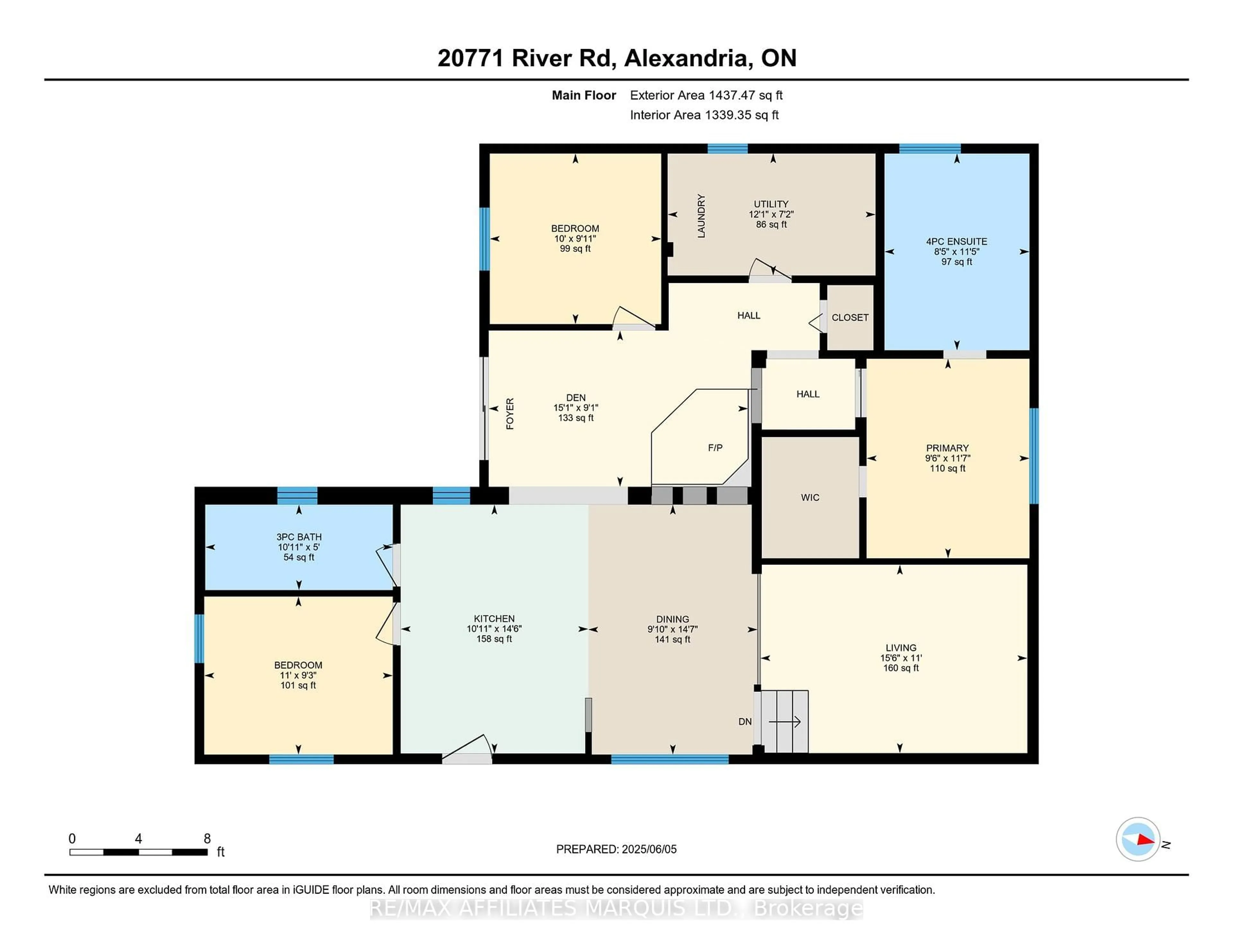 Floor plan for 20771 River Rd, North Glengarry Ontario K0C 1A0