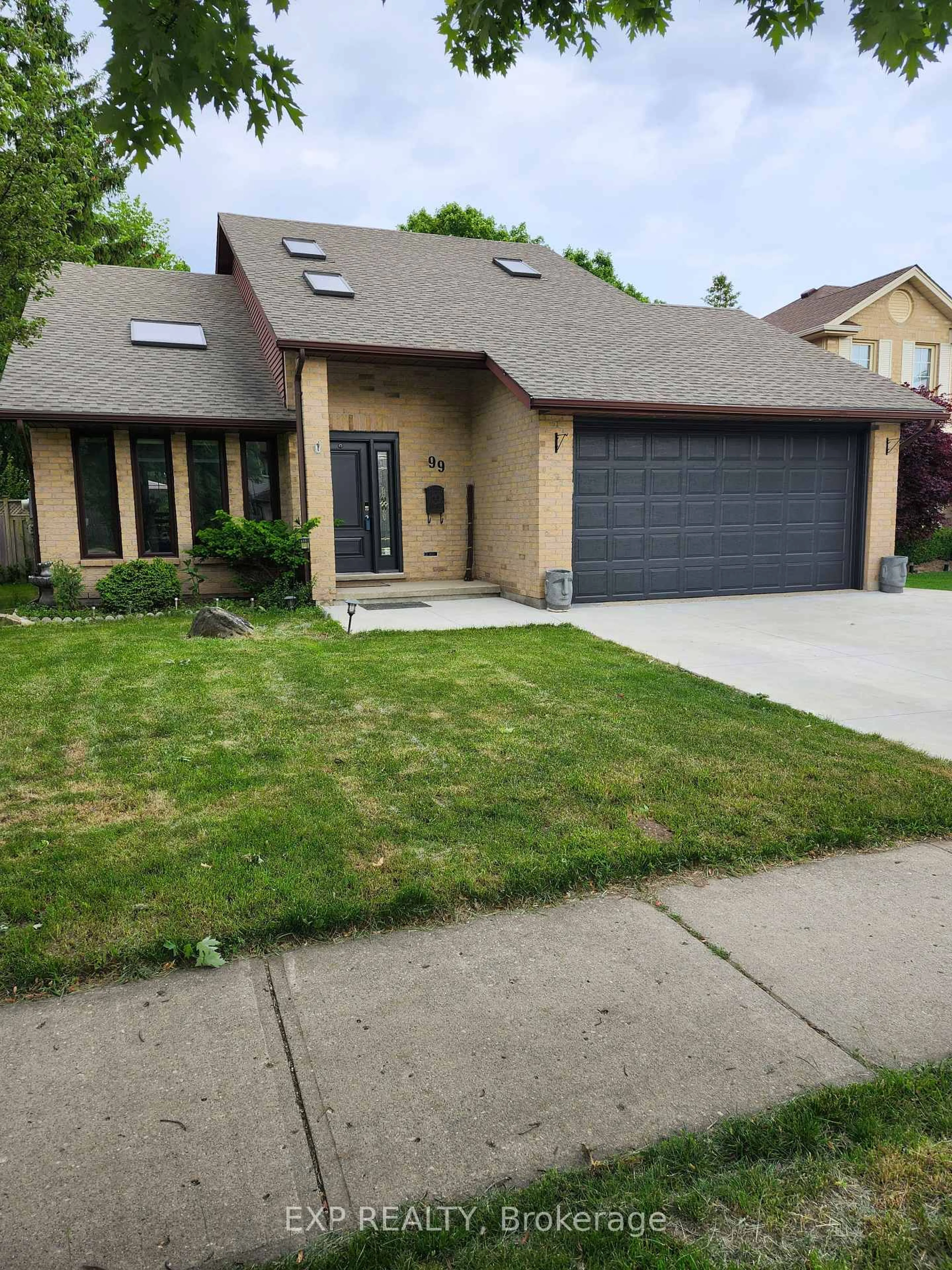 Home with brick exterior material, street for 99 Westwinds Dr, London South Ontario N6C 5M6