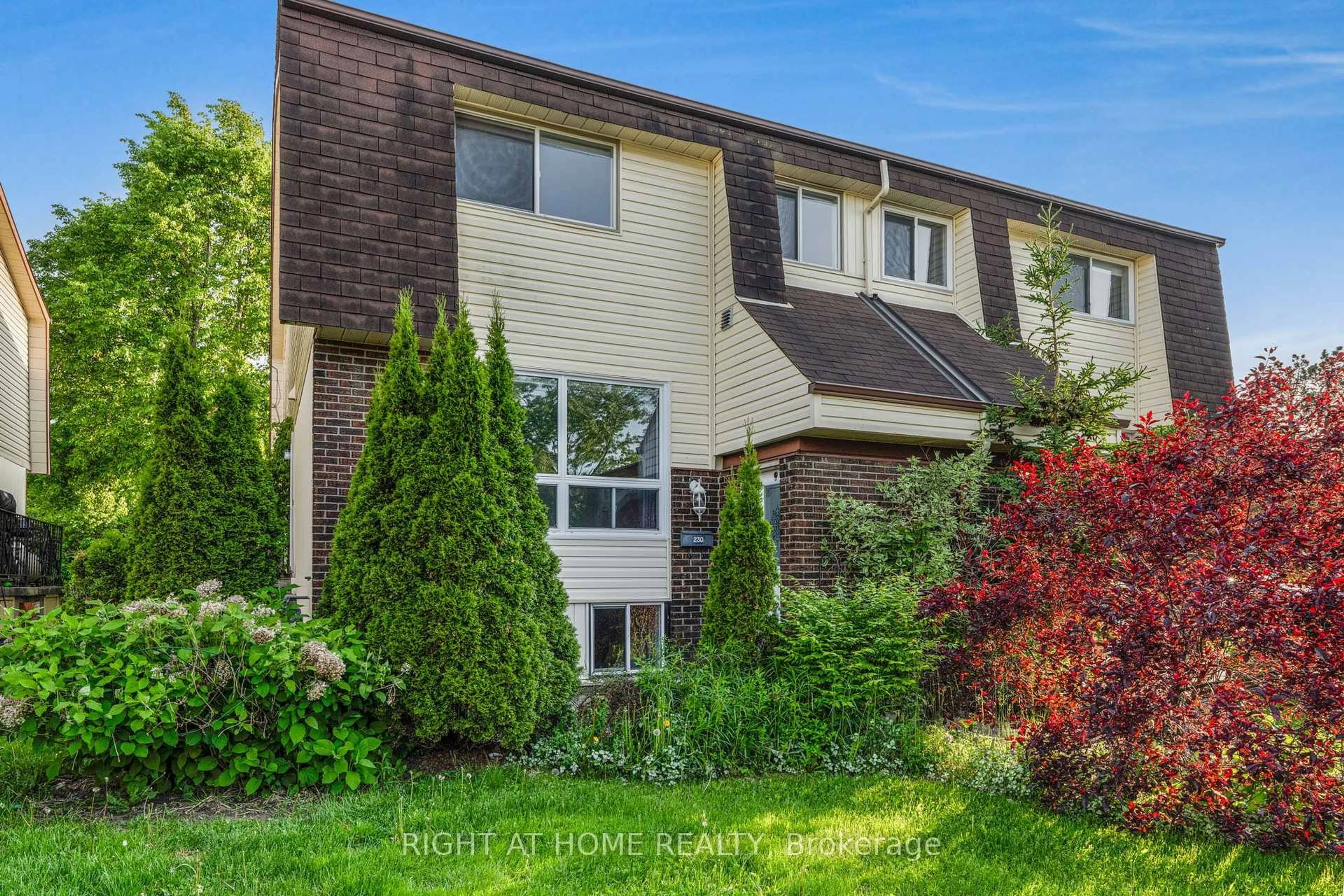 Home with vinyl exterior material, street for 23D Forester Cres, Ottawa Ontario K2H 8Y1