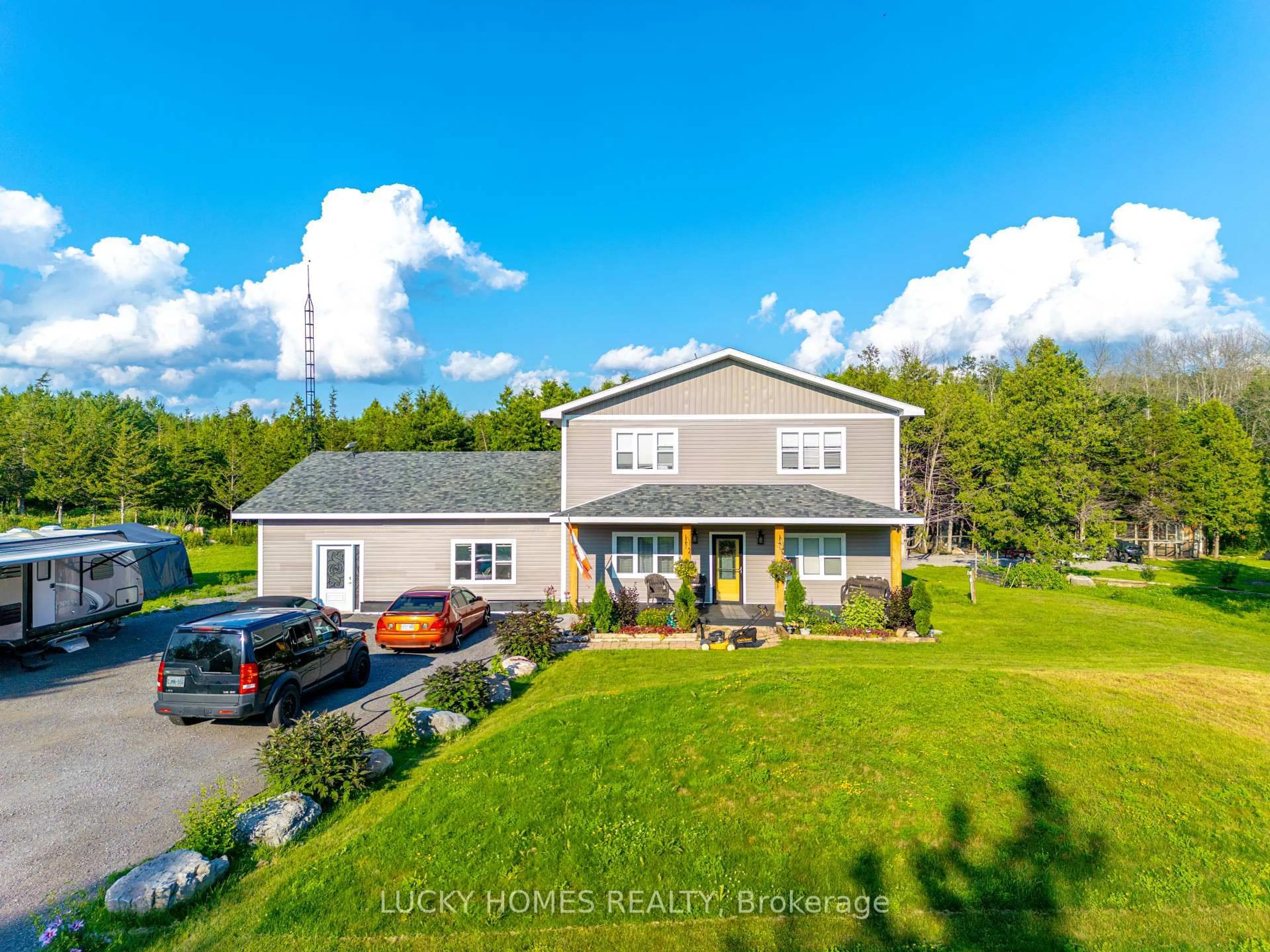 A pic from outside/outdoor area/front of a property/back of a property/a pic from drone, unknown for 2916 Shannonville Rd, Tyendinaga Ontario K0K 2V0
