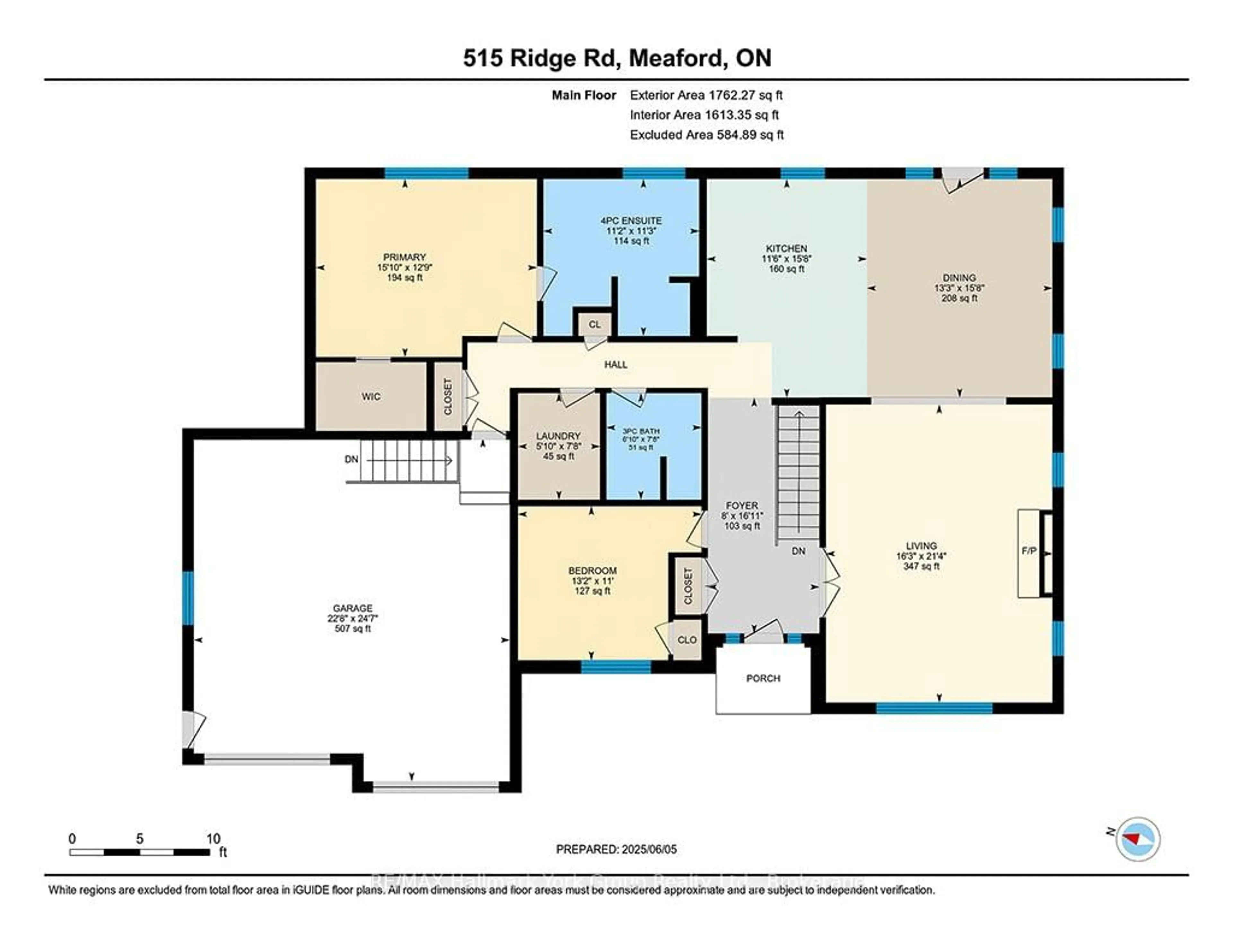 Floor plan for 515 Ridge Rd, Meaford Ontario N4L 1L9