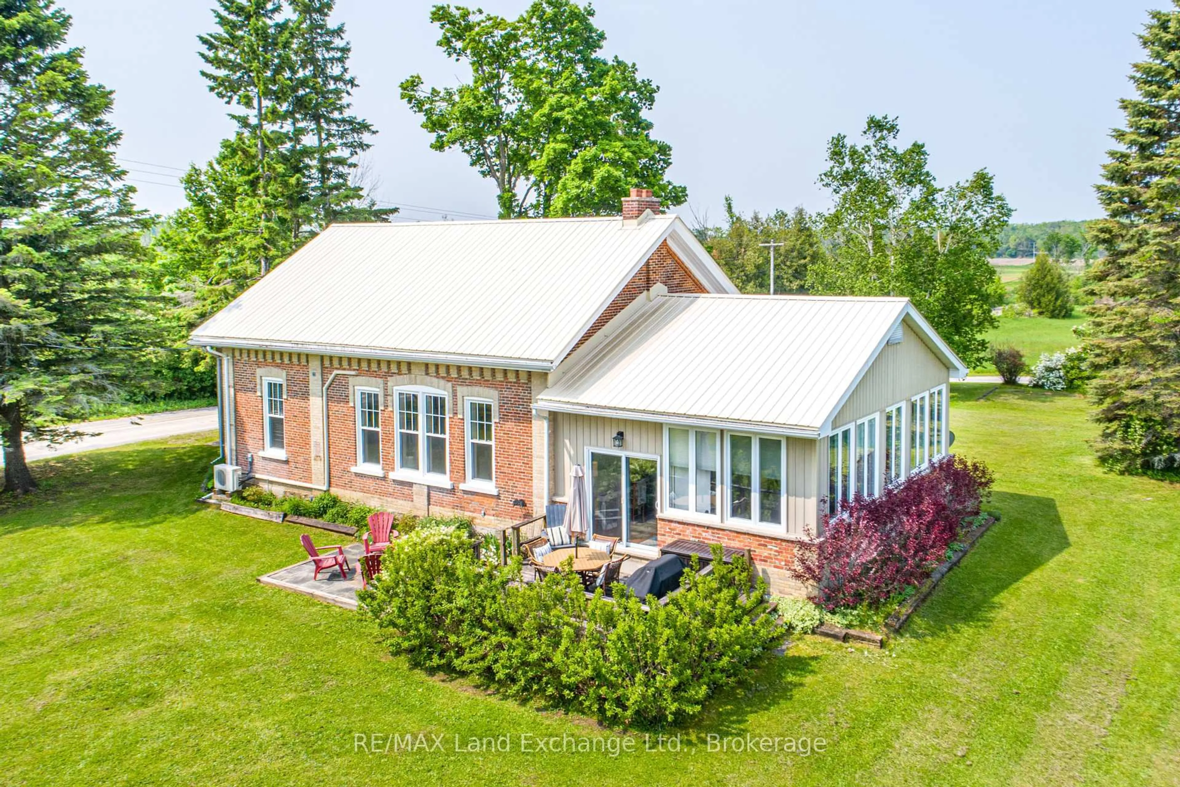A pic from outside/outdoor area/front of a property/back of a property/a pic from drone, building for 41 School Rd, Kawartha Lakes Ontario K0M 2B0