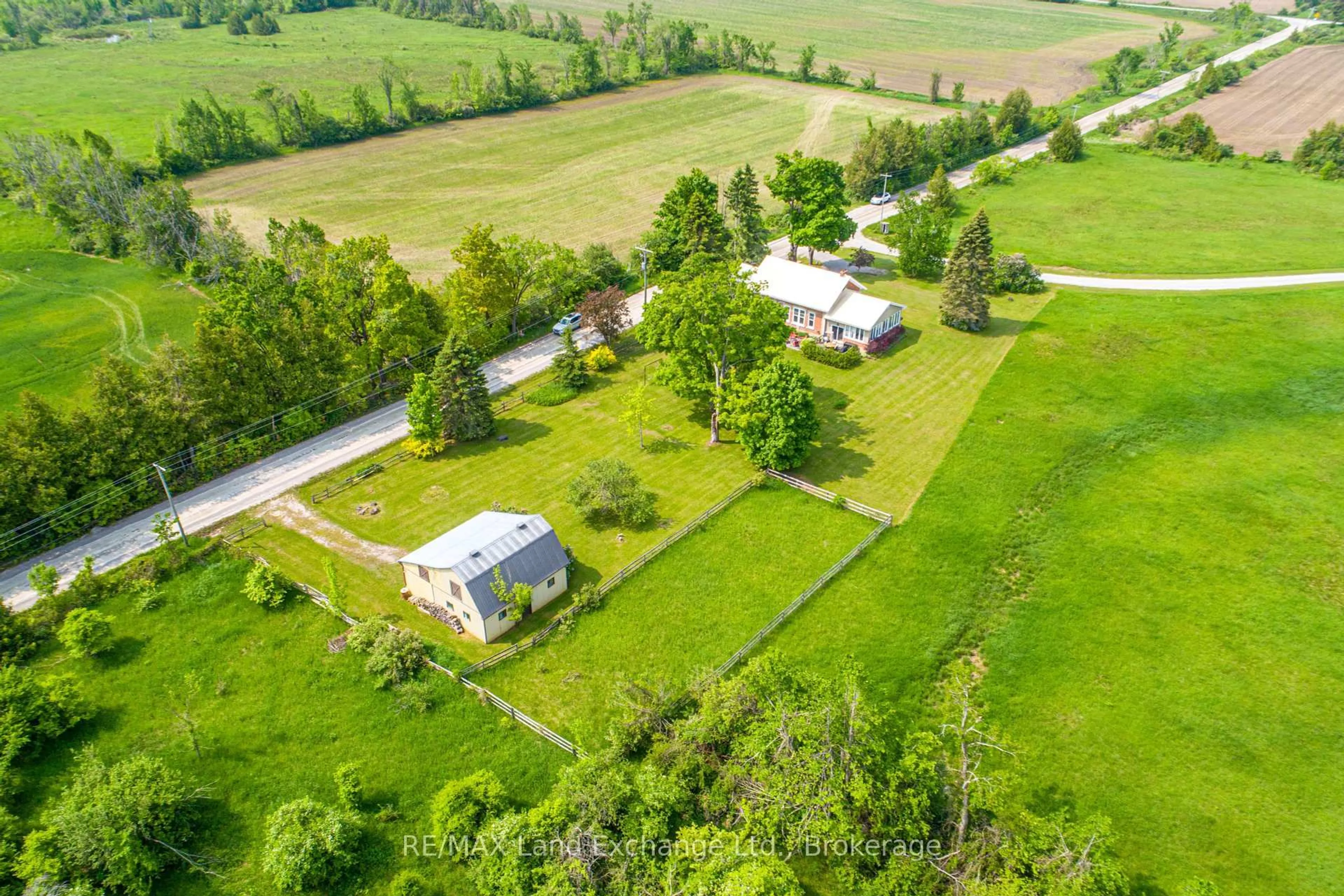A pic from outside/outdoor area/front of a property/back of a property/a pic from drone, unknown for 41 School Rd, Kawartha Lakes Ontario K0M 2B0