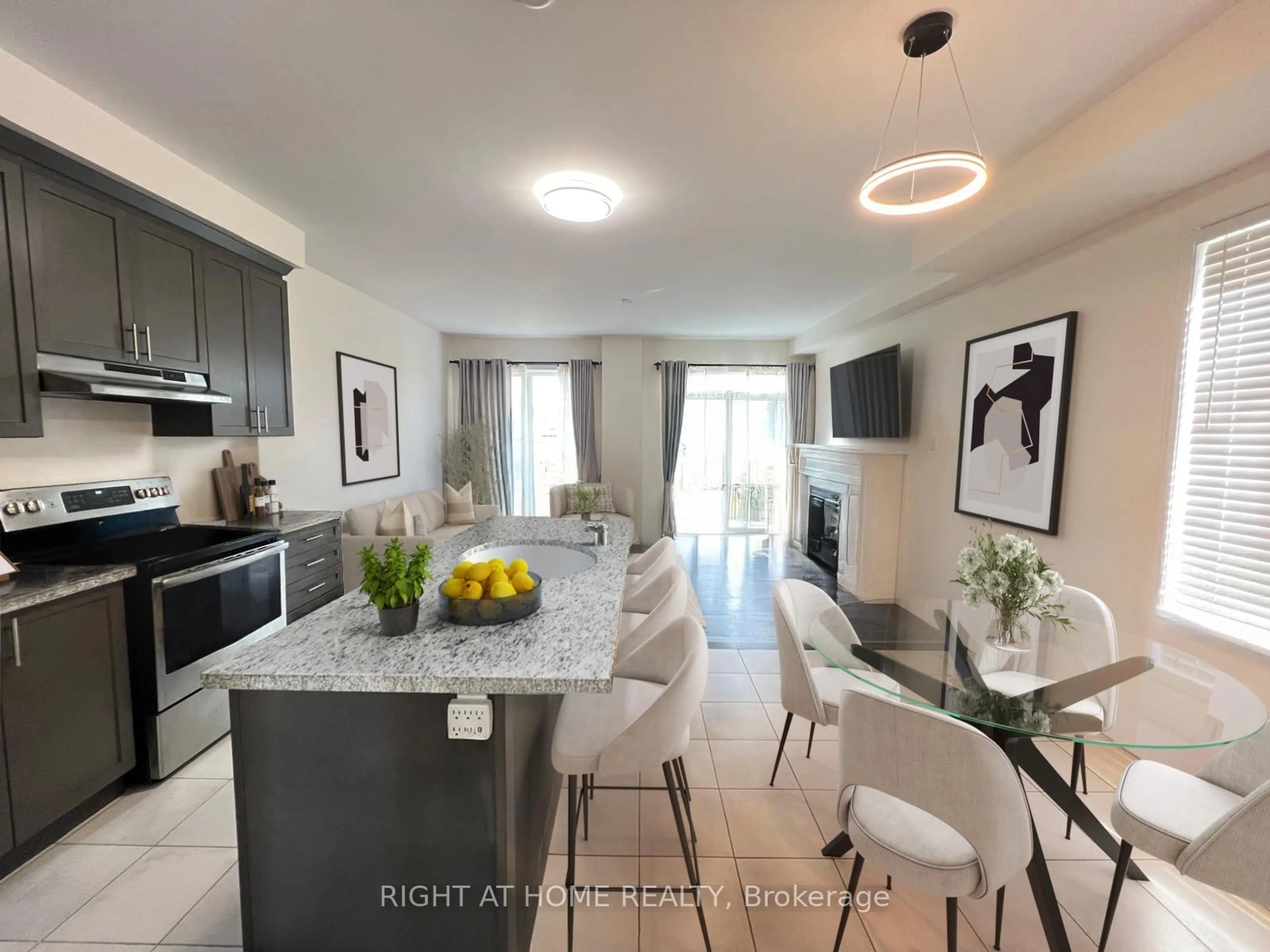 Open concept kitchen, unknown for 52 Heming Tr, Hamilton Ontario L9K 0J8