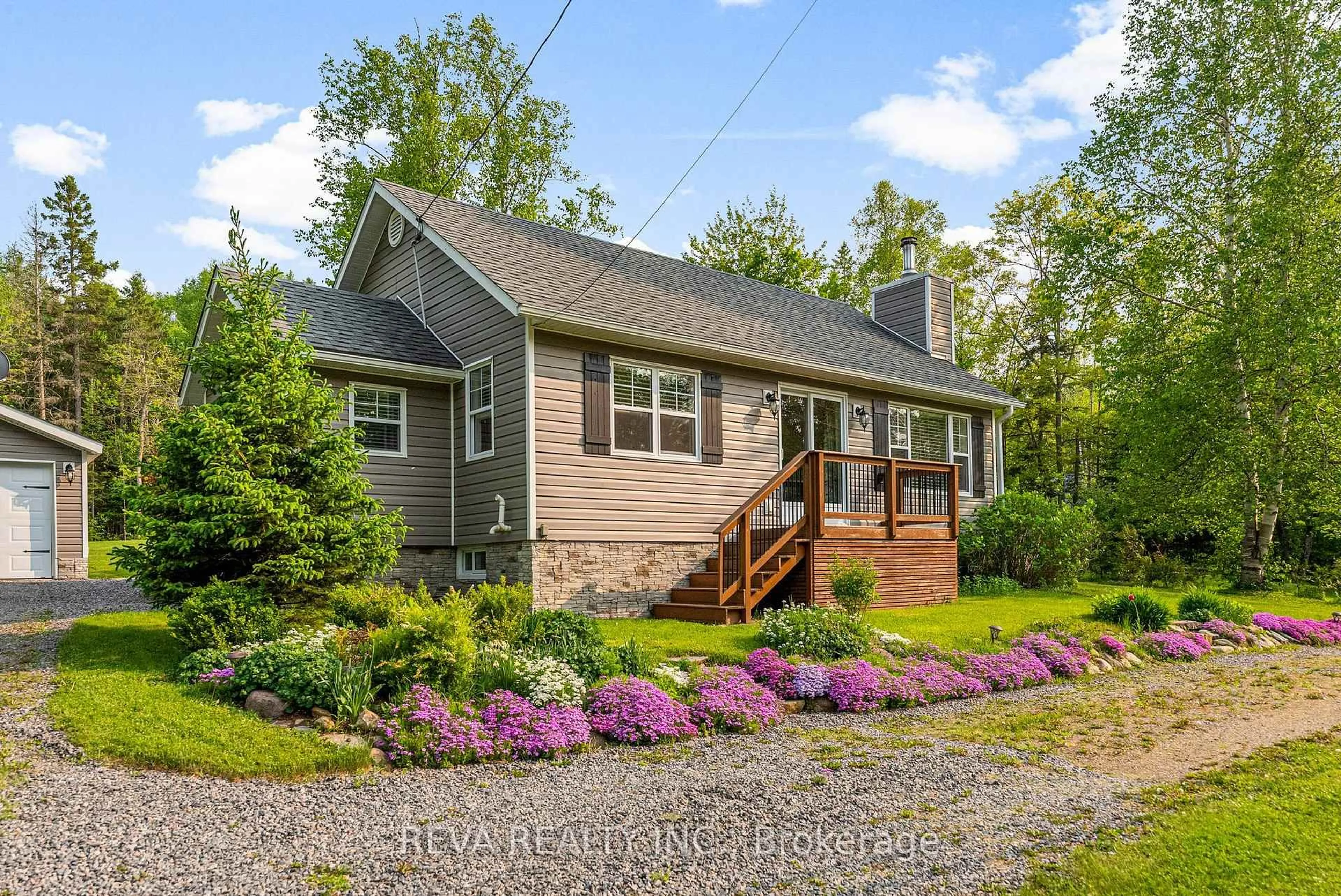 Home with vinyl exterior material, street for 38 ANAF Rd, Maynooth Ontario K0L 2S0