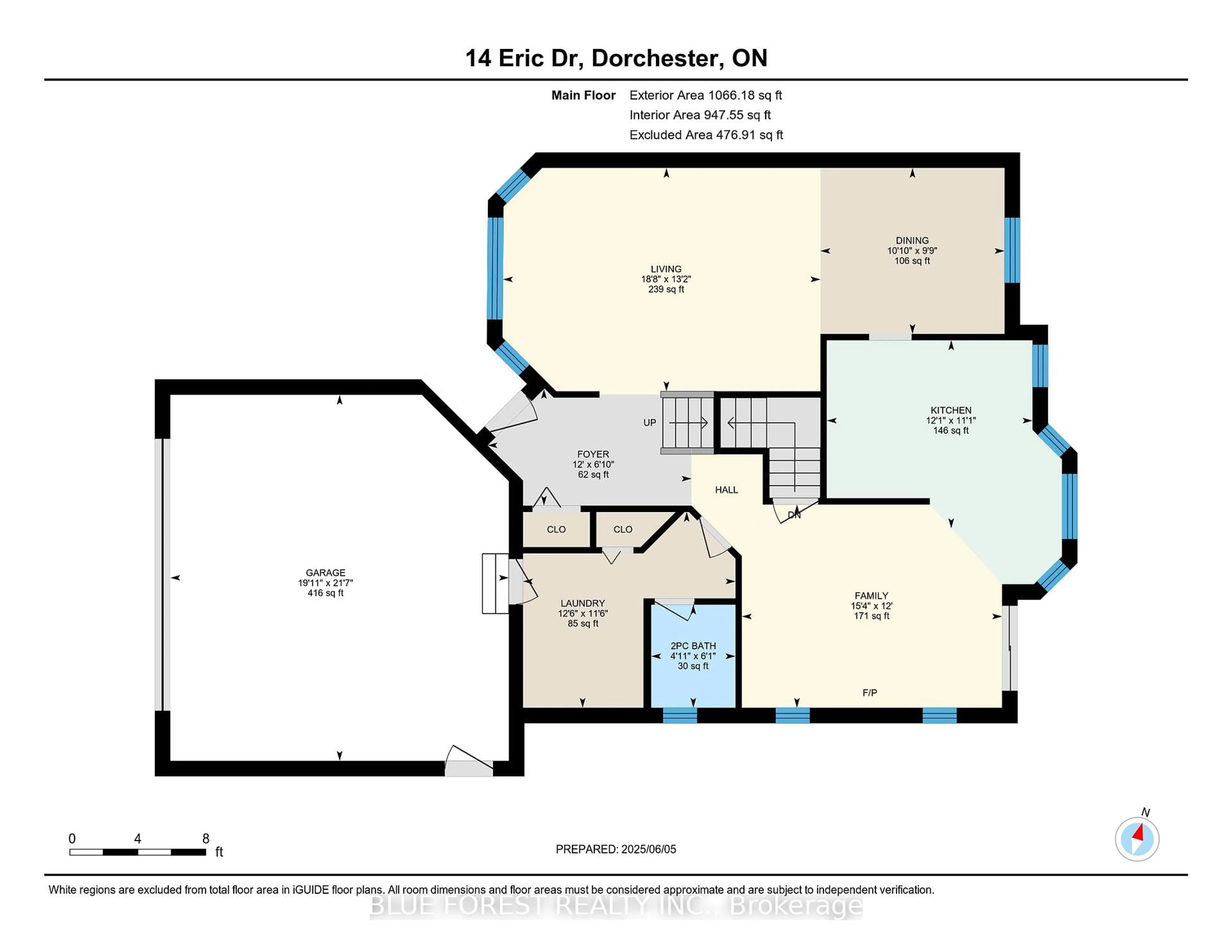 Floor plan for 14 Eric Dr, Thames Centre Ontario N0L 1G1