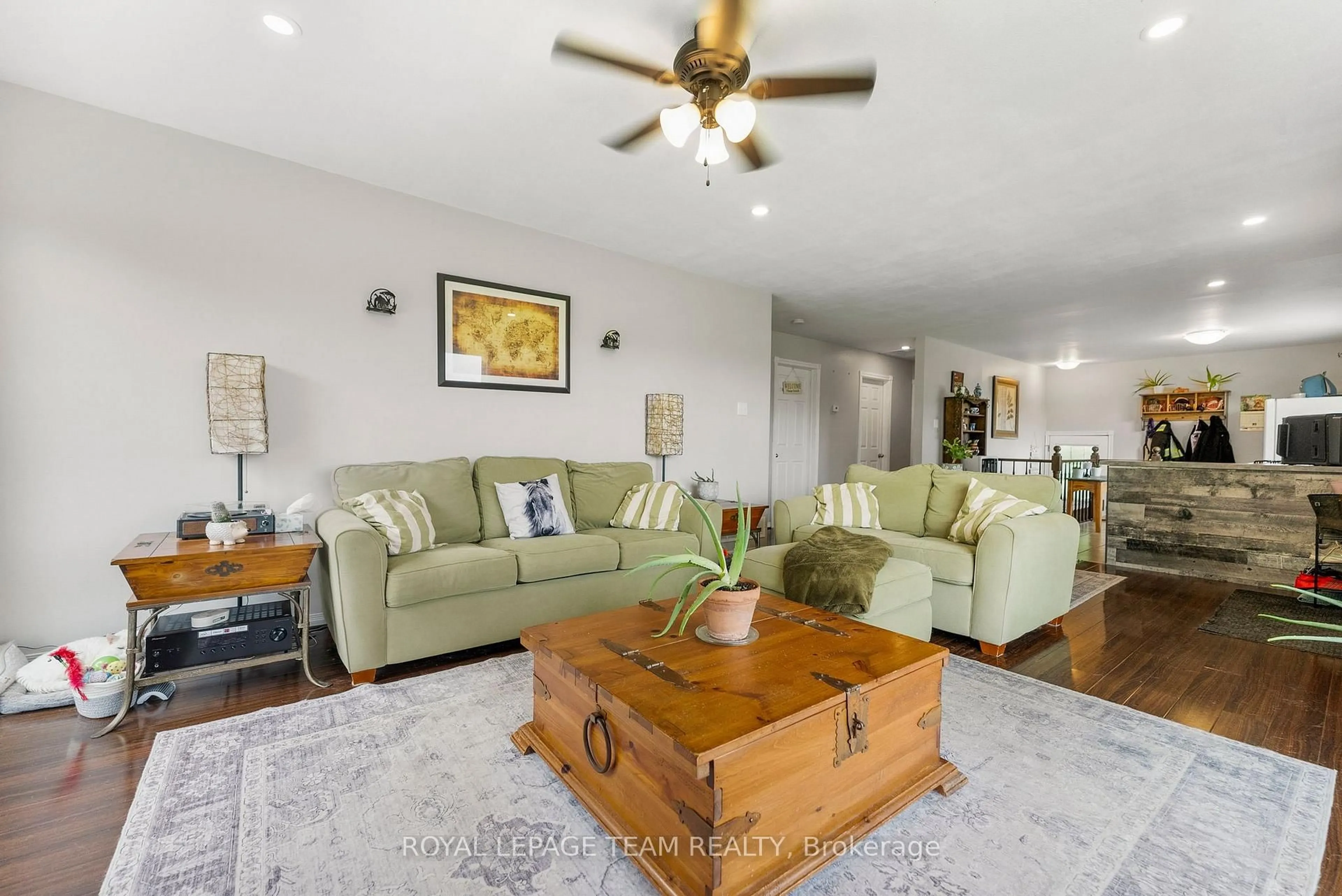 Living room with furniture, unknown for 4872 Calabogie Rd, Calabogie Ontario K0J 1H0