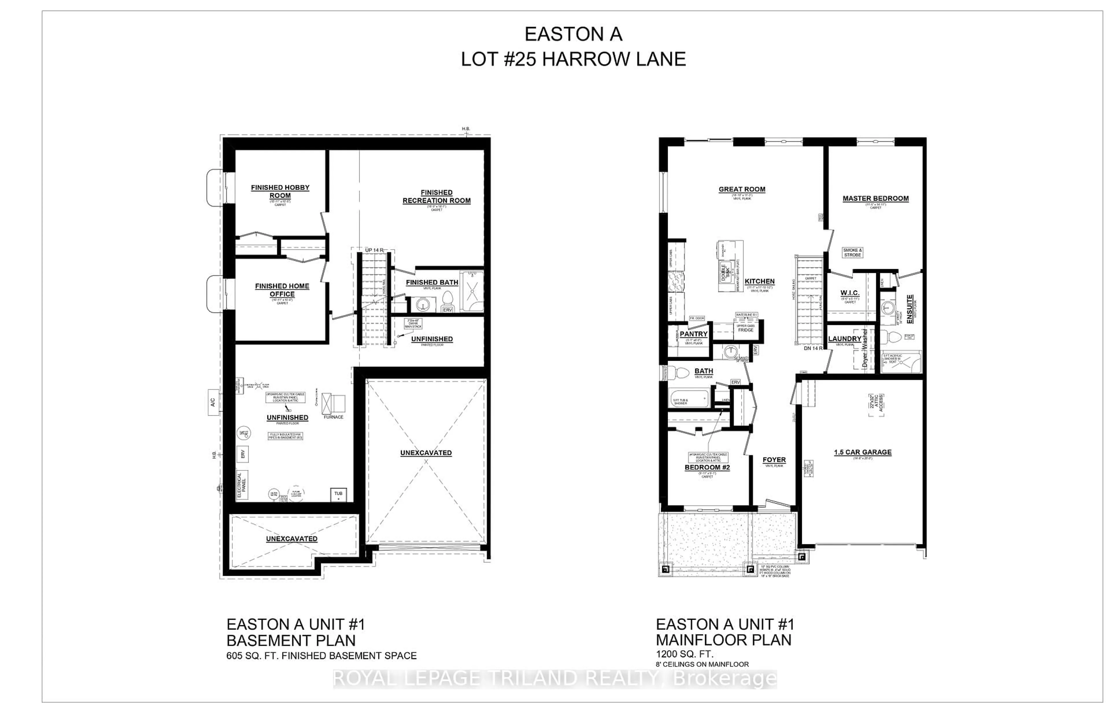 Floor plan for 41 HARROW Lane, St. Thomas Ontario N5R 0P3