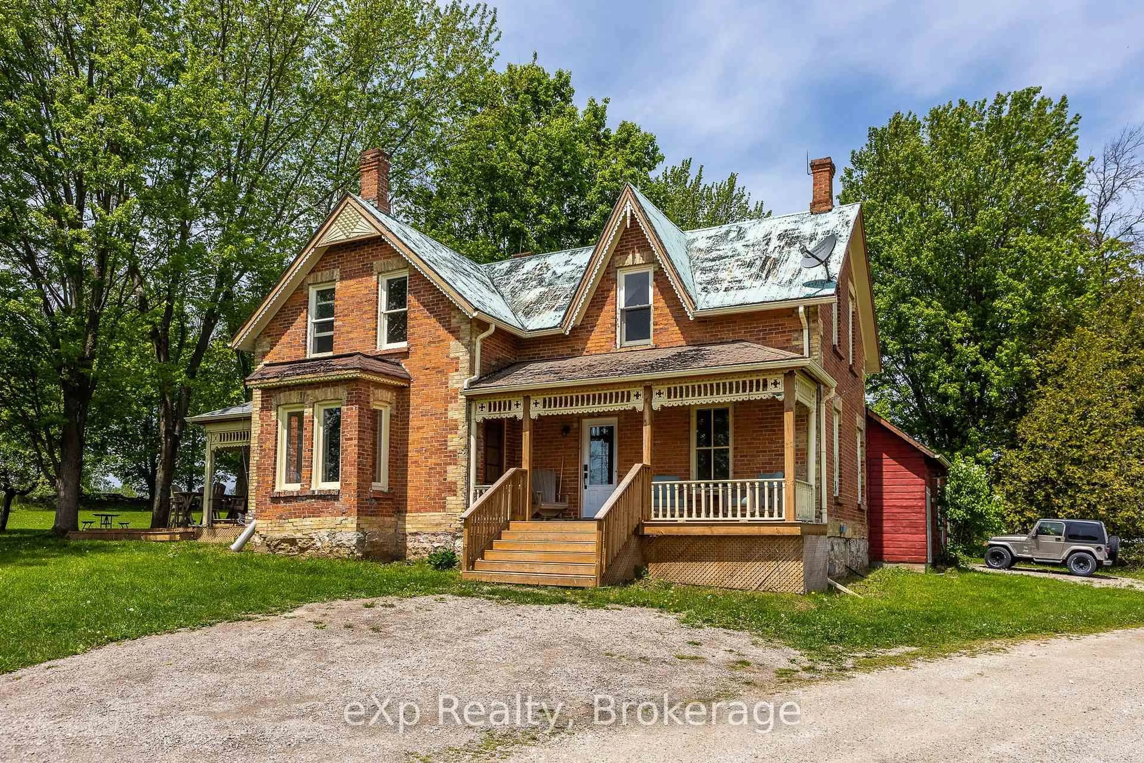 Home with brick exterior material, street for 382137 Concession Rd 17, Georgian Bluffs Ontario N0H 2T0