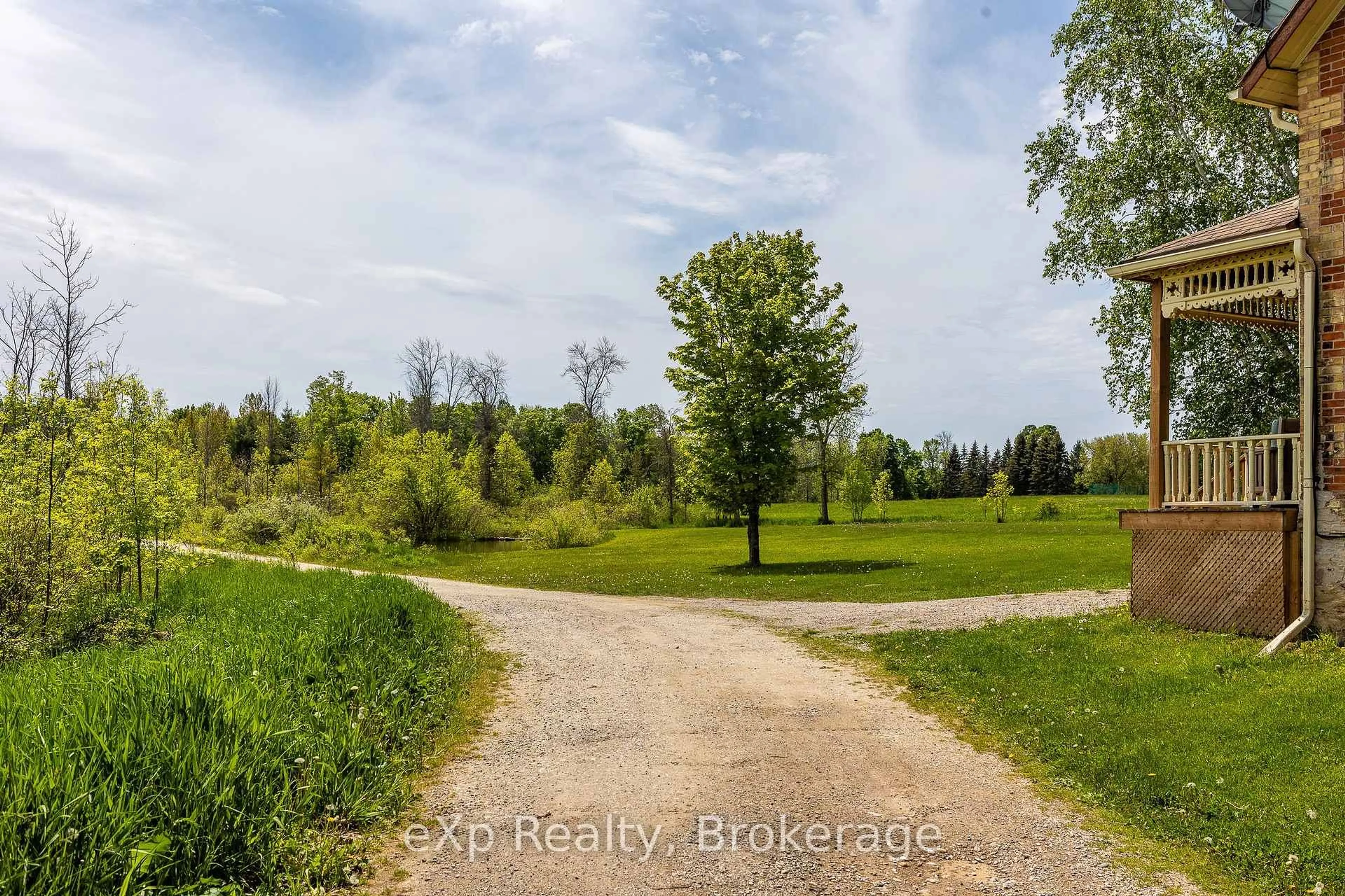 A pic from outside/outdoor area/front of a property/back of a property/a pic from drone, forest/trees view for 382137 Concession Rd 17, Georgian Bluffs Ontario N0H 2T0