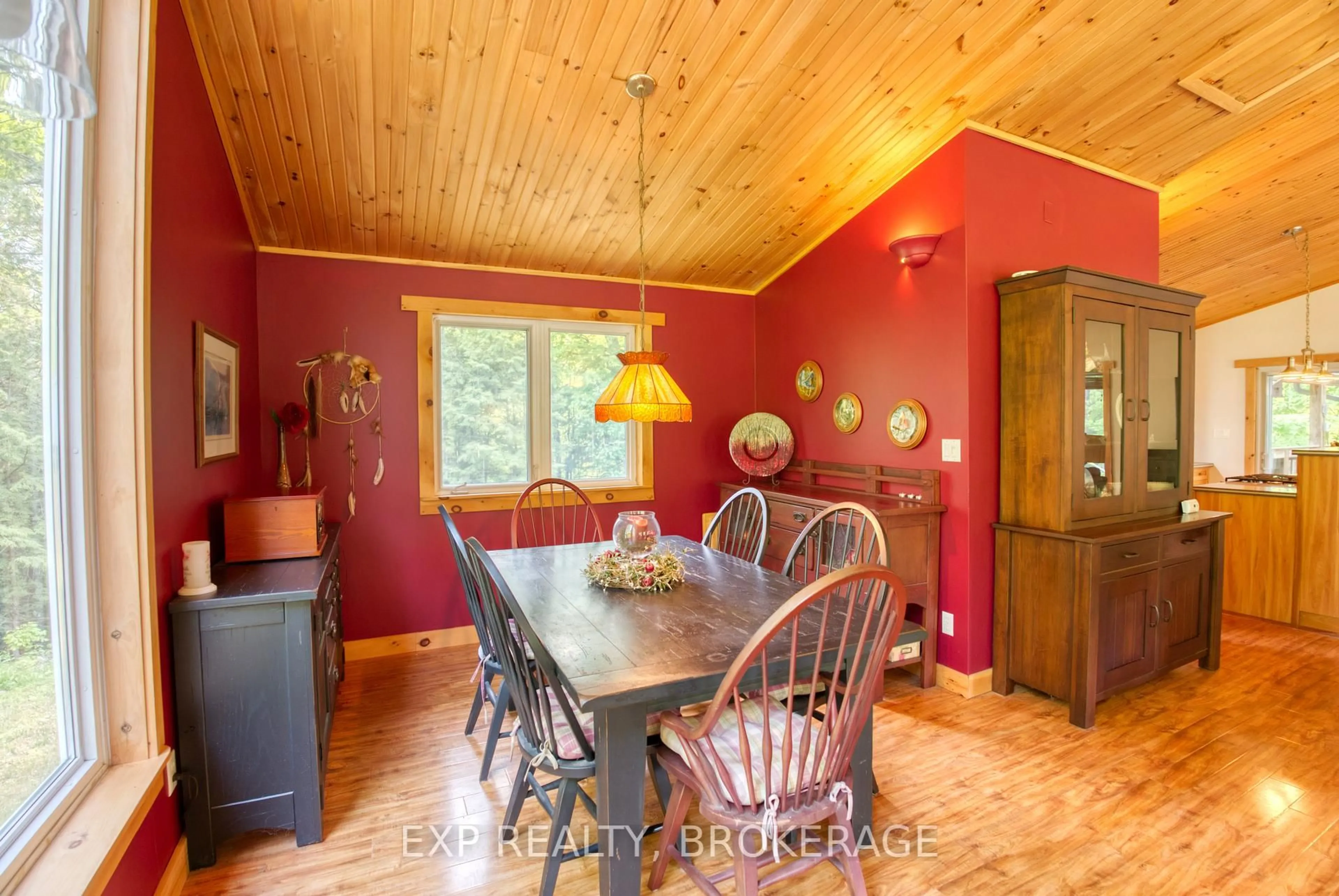 Dining room, wood/laminate floor for 1191 Rock Lake Rd, Maberly Ontario K0H 2B0