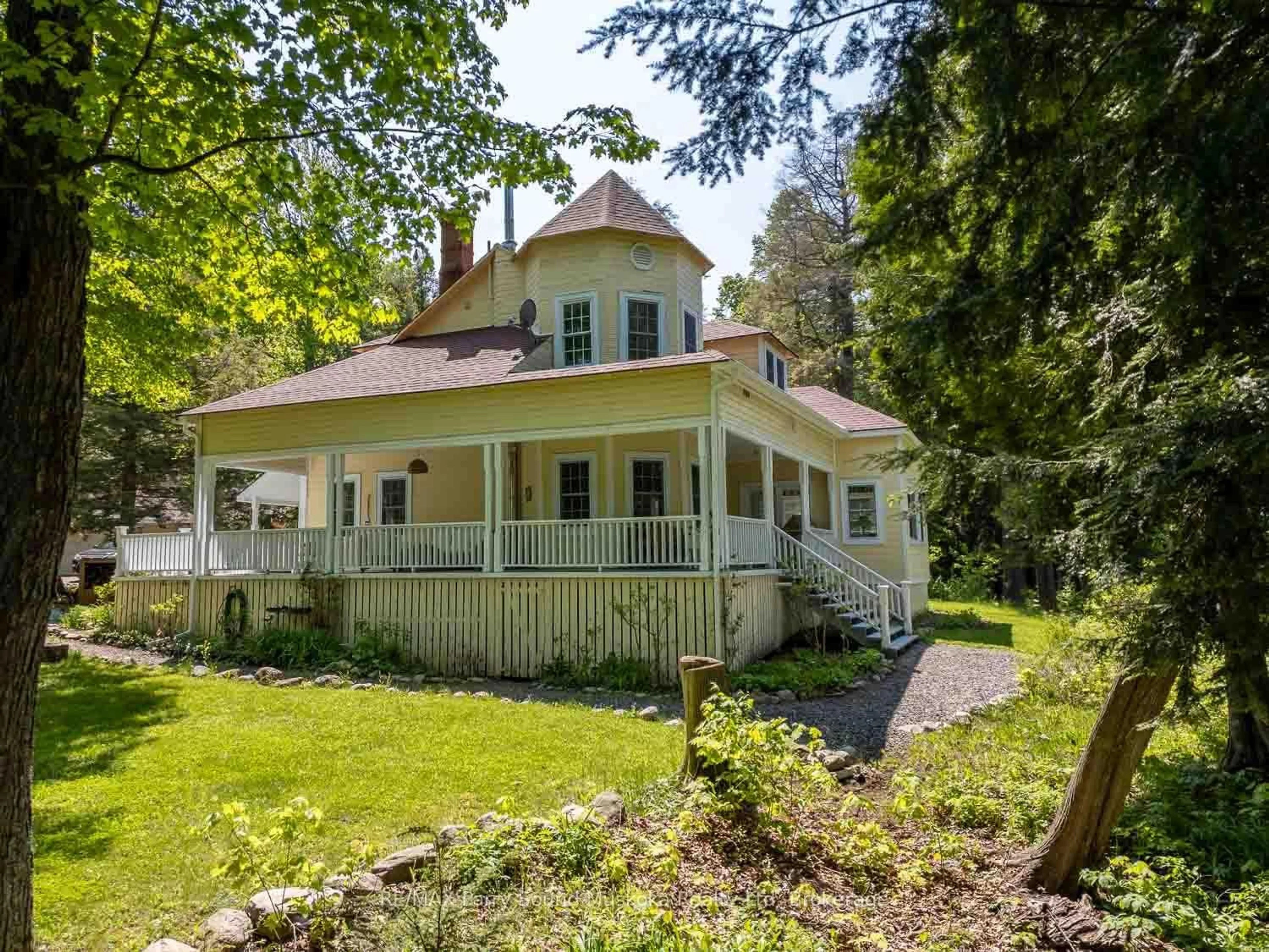 A pic from outside/outdoor area/front of a property/back of a property/a pic from drone, unknown for 108 Starratt Rd, Ryerson Ontario P0A 1C0