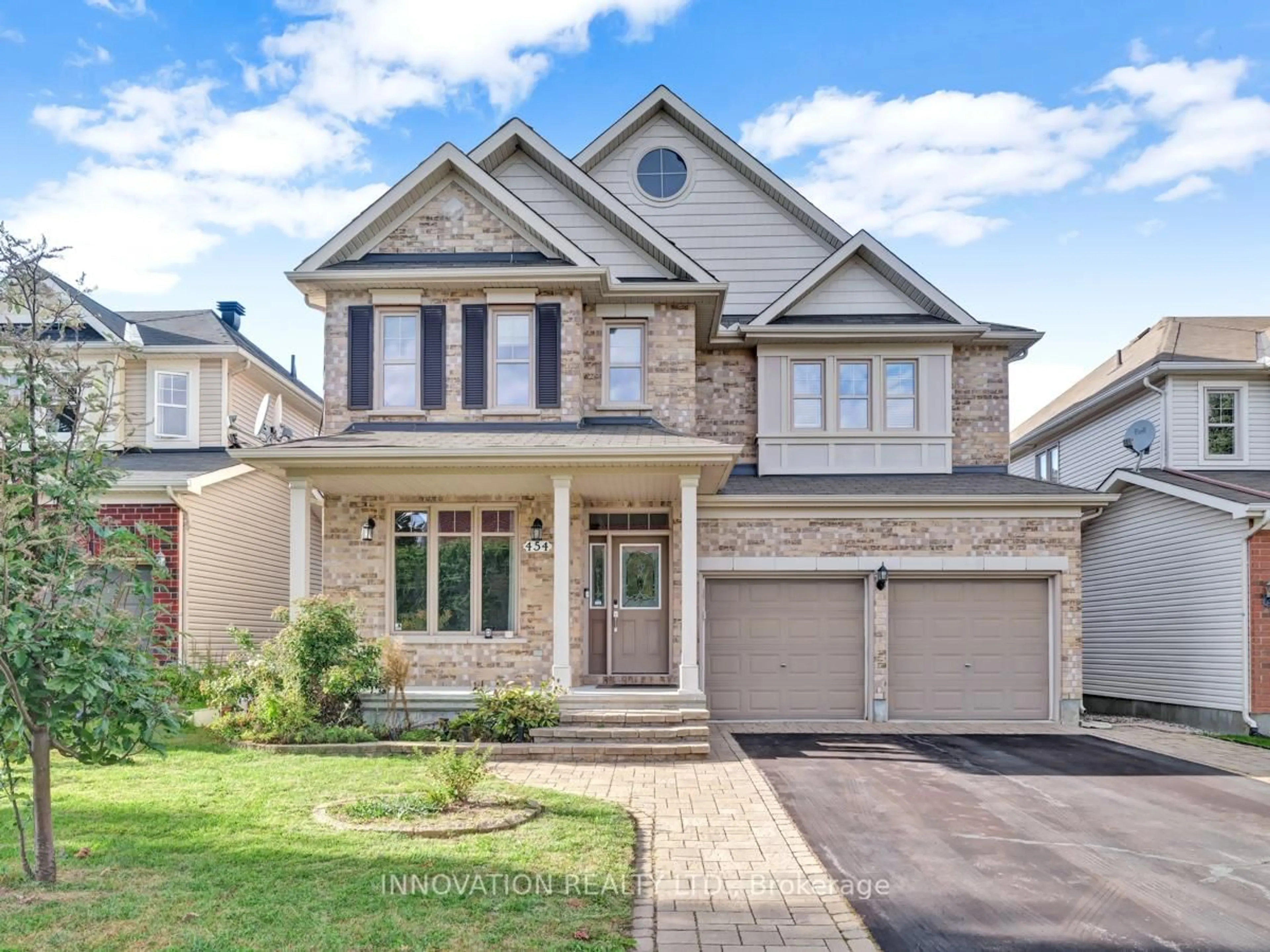 Home with brick exterior material, street for 454 BRUNSKILL Way, Ottawa Ontario K2T 0B2