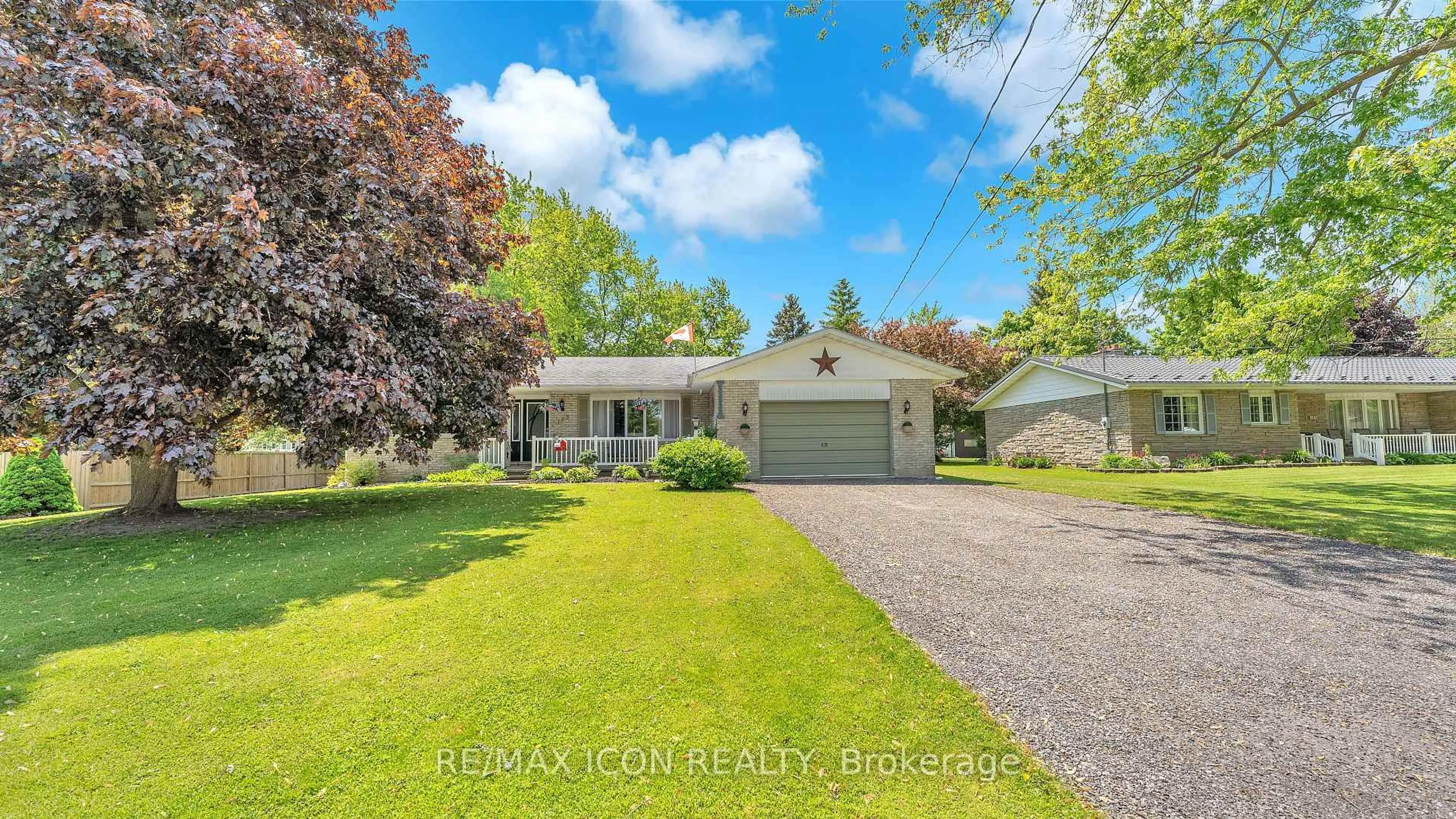 A pic from outside/outdoor area/front of a property/back of a property/a pic from drone, street for 189 Bethany St, North Middlesex Ontario N0M 2K0