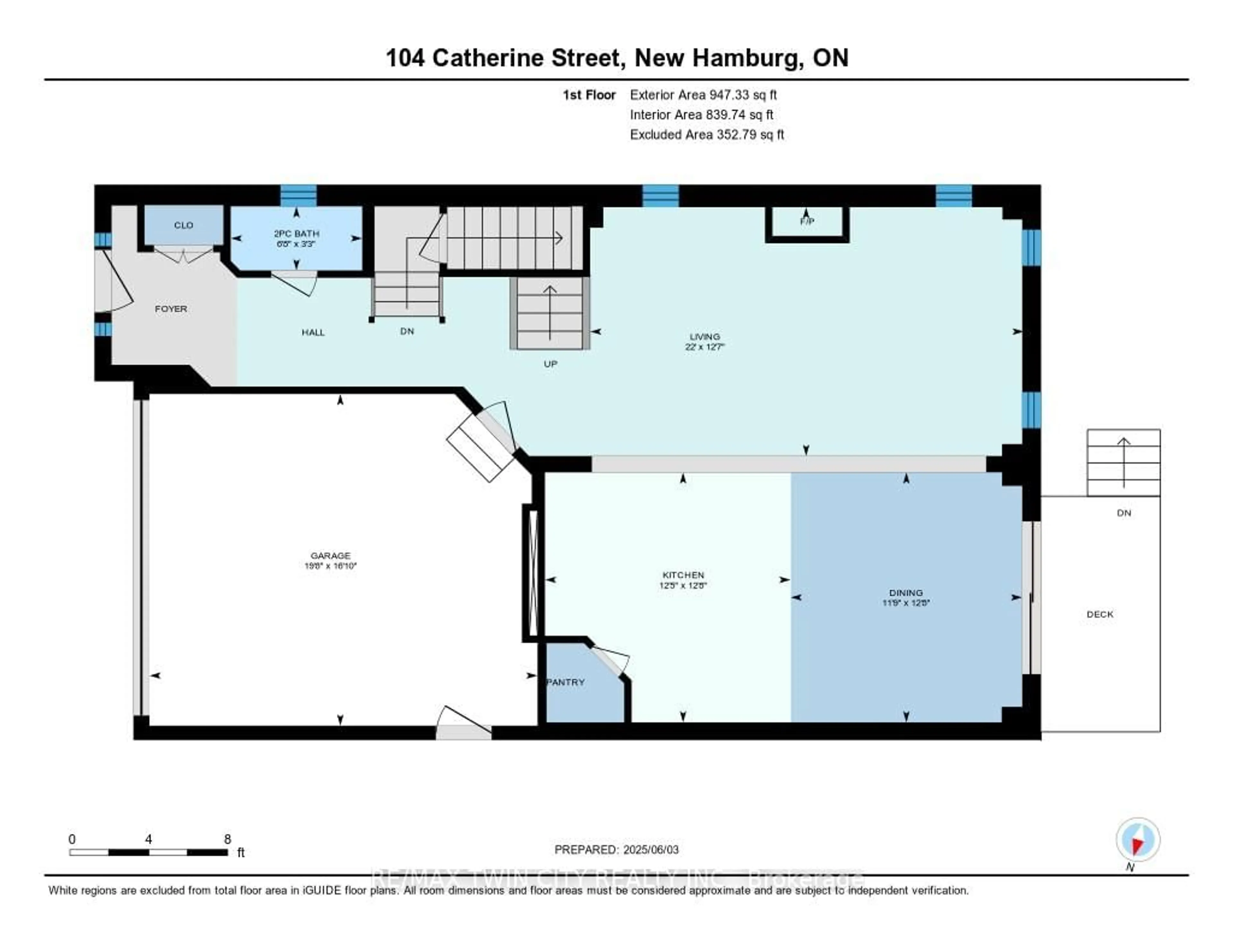 Floor plan for 104 Catherine St, Wilmot Ontario N3A 0B3