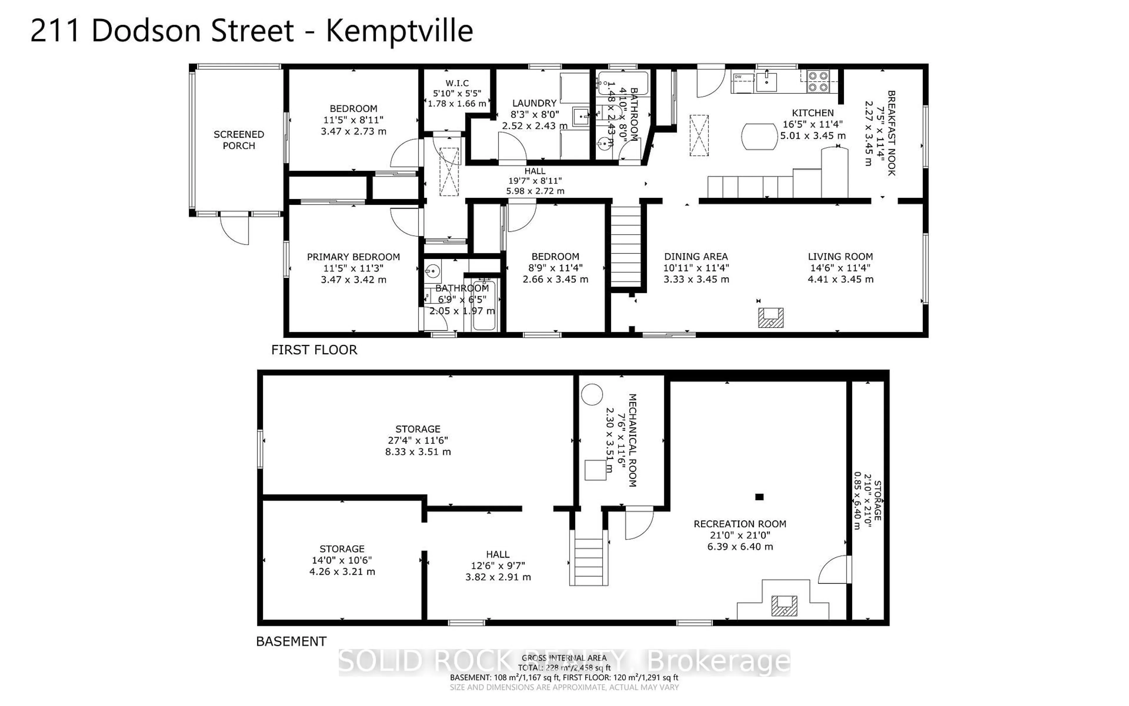 Floor plan for 211 Dodson St, North Grenville Ontario K0G 1J0