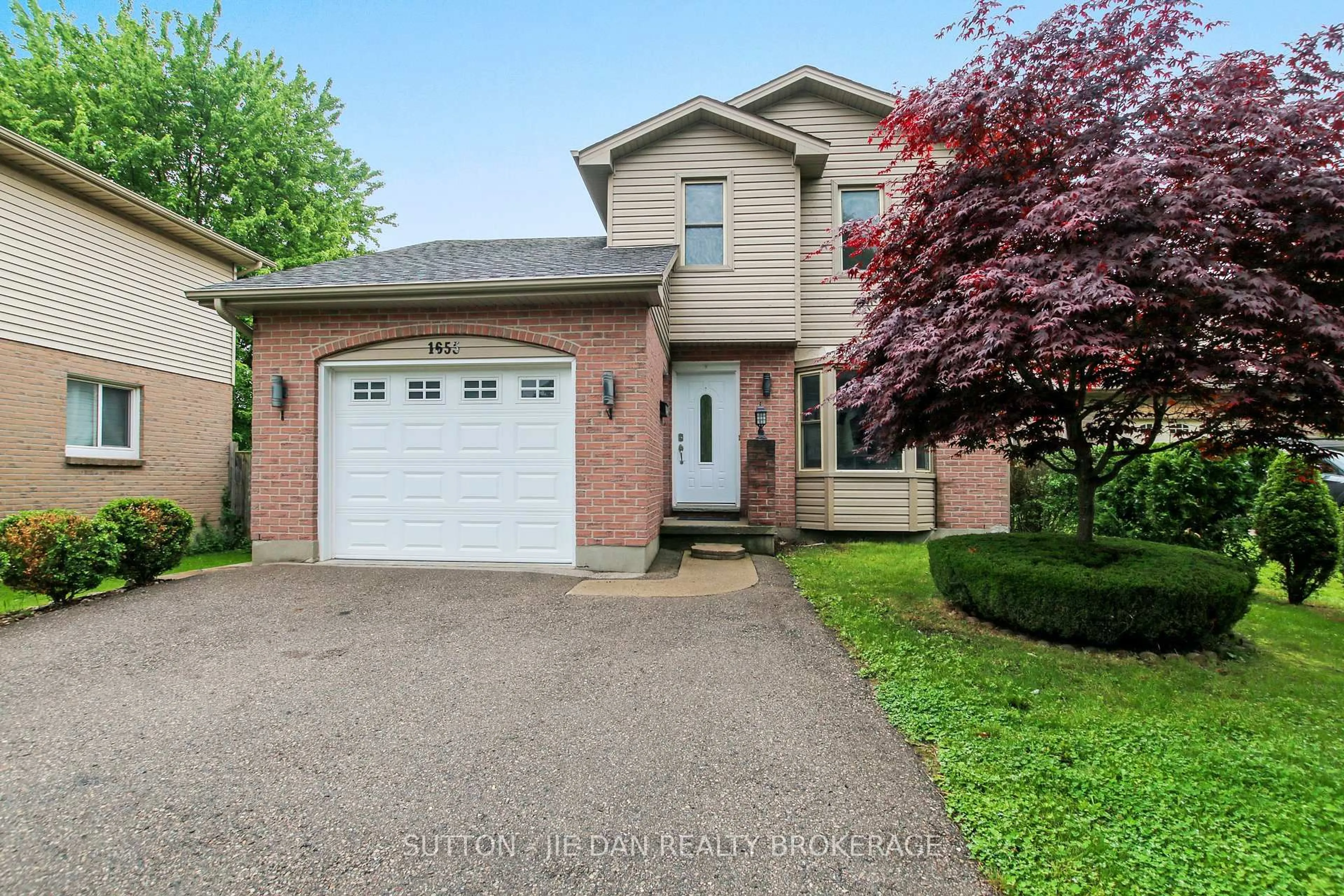 Home with brick exterior material, street for 1655 ATTAWANDARON Rd, London North Ontario N6G 3M5