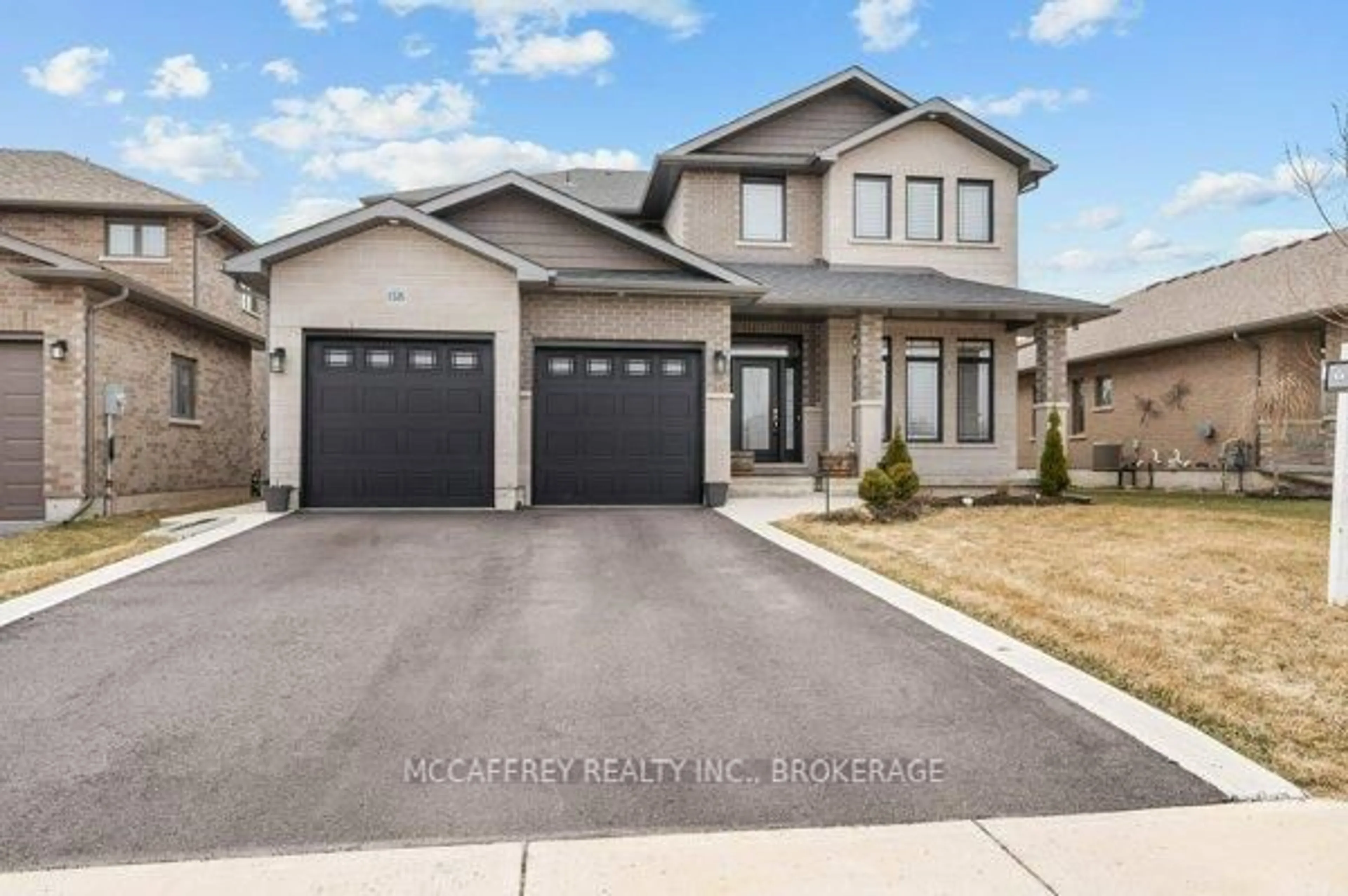 Home with vinyl exterior material, street for 158 Cherrywood Pkwy, Greater Napanee Ontario K7R 0E2