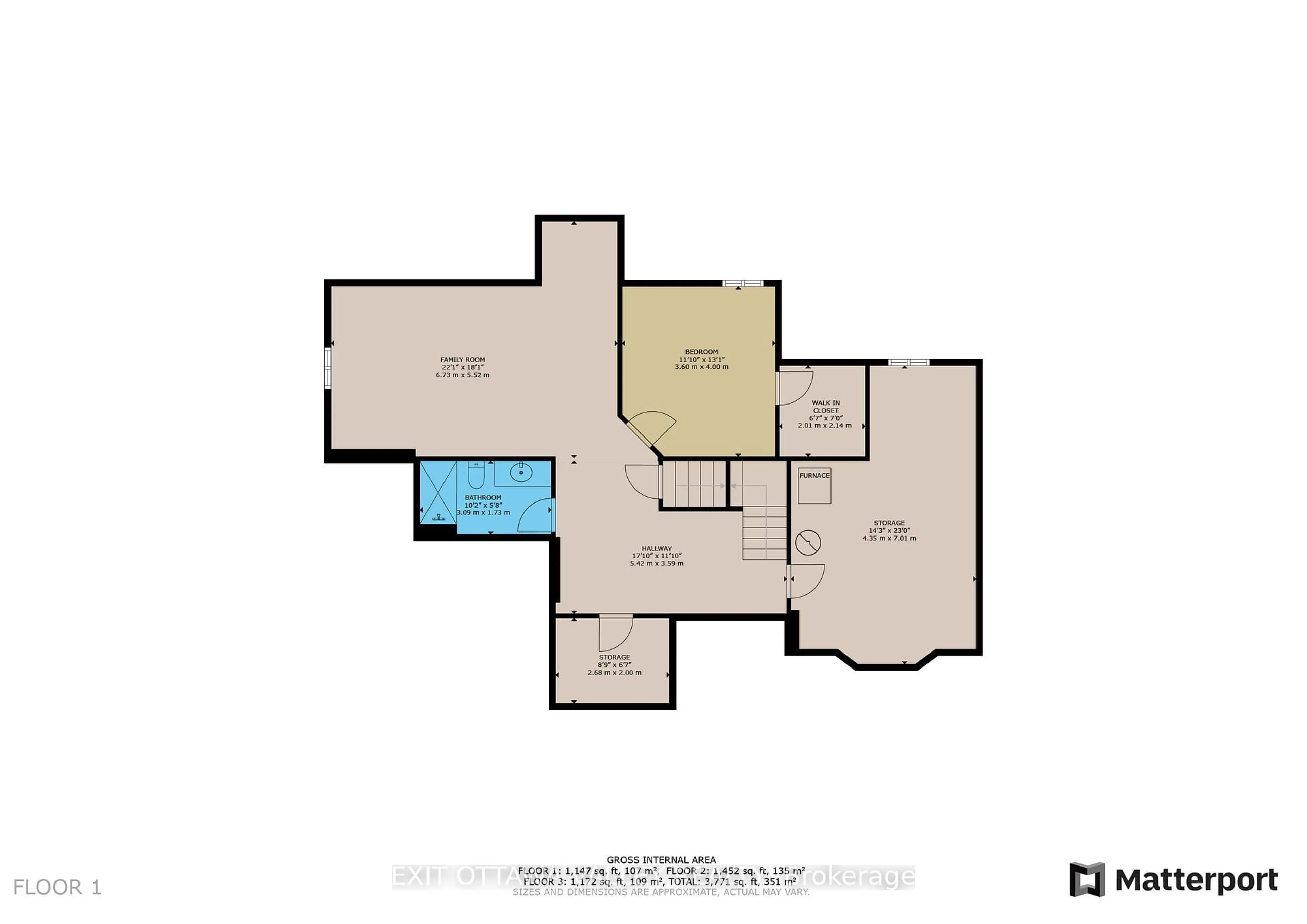 Floor plan for 127 Owens St, Pembroke Ontario K8A 8K1
