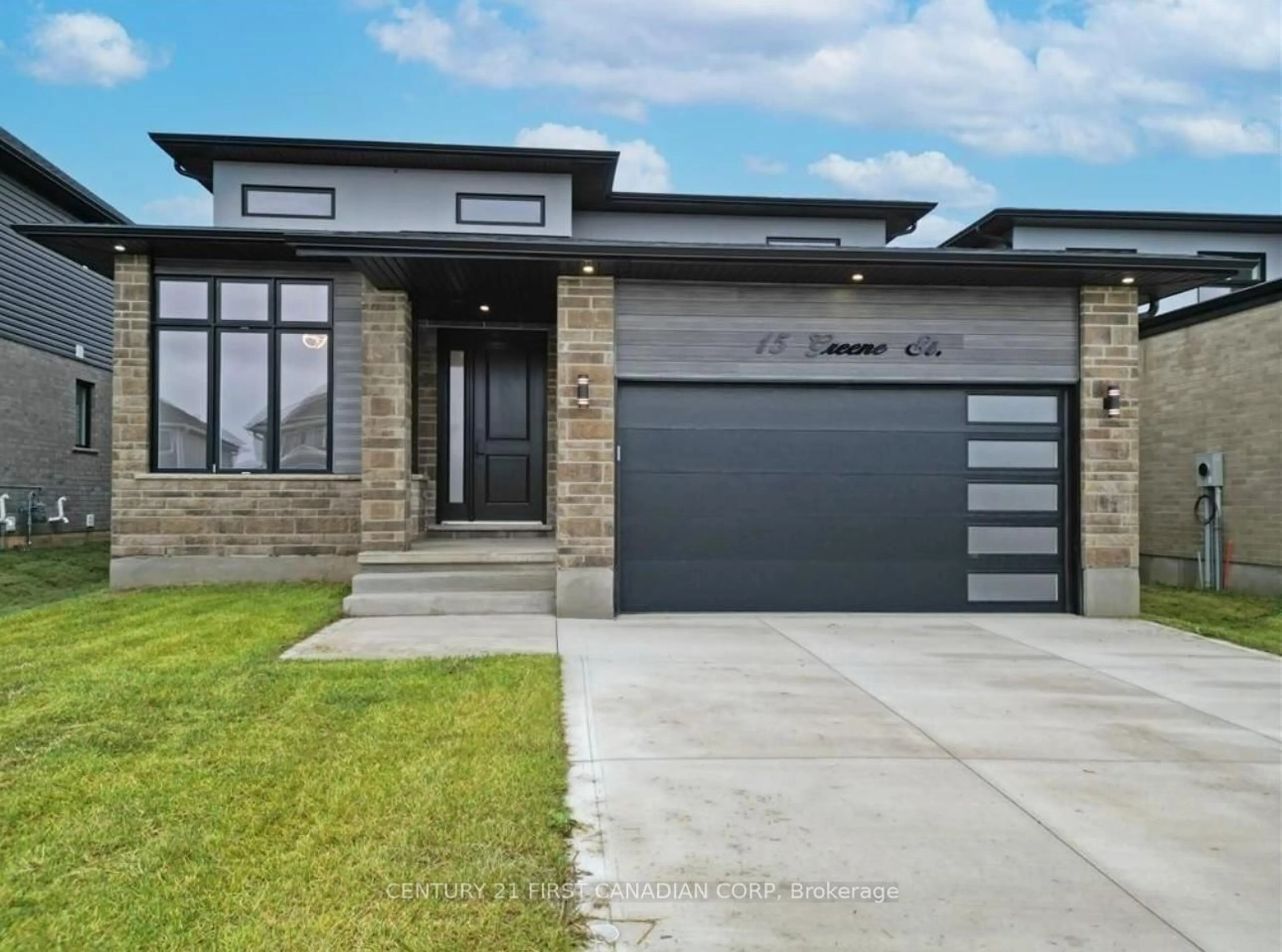 Home with brick exterior material, street for 15 Greene St, South Huron Ontario N0M 1S2