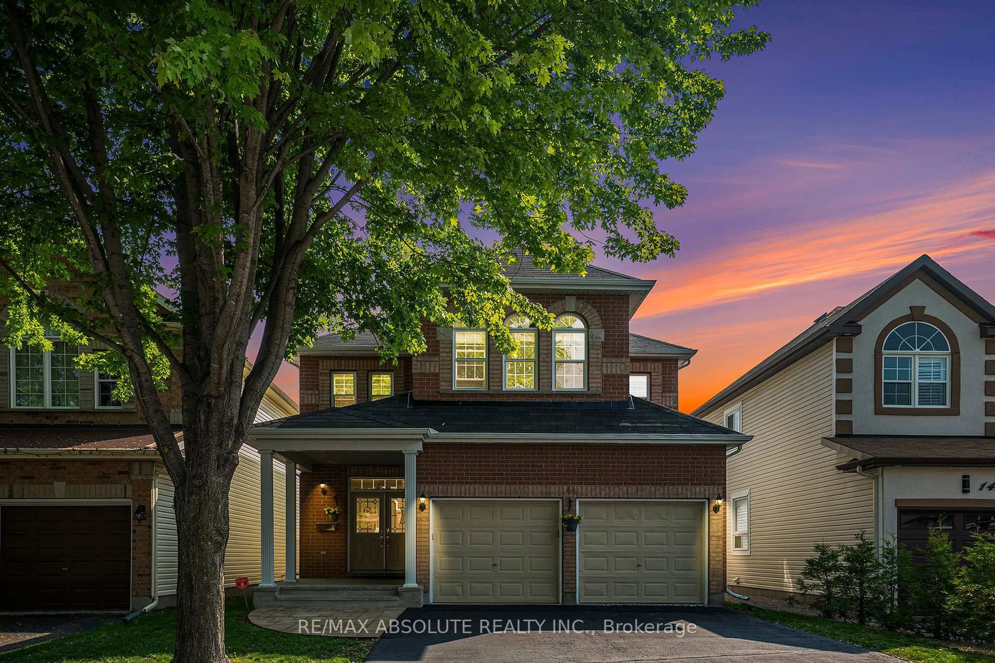 Home with brick exterior material, street for 144 Lamplighters Dr, Ottawa Ontario K2J 0C1
