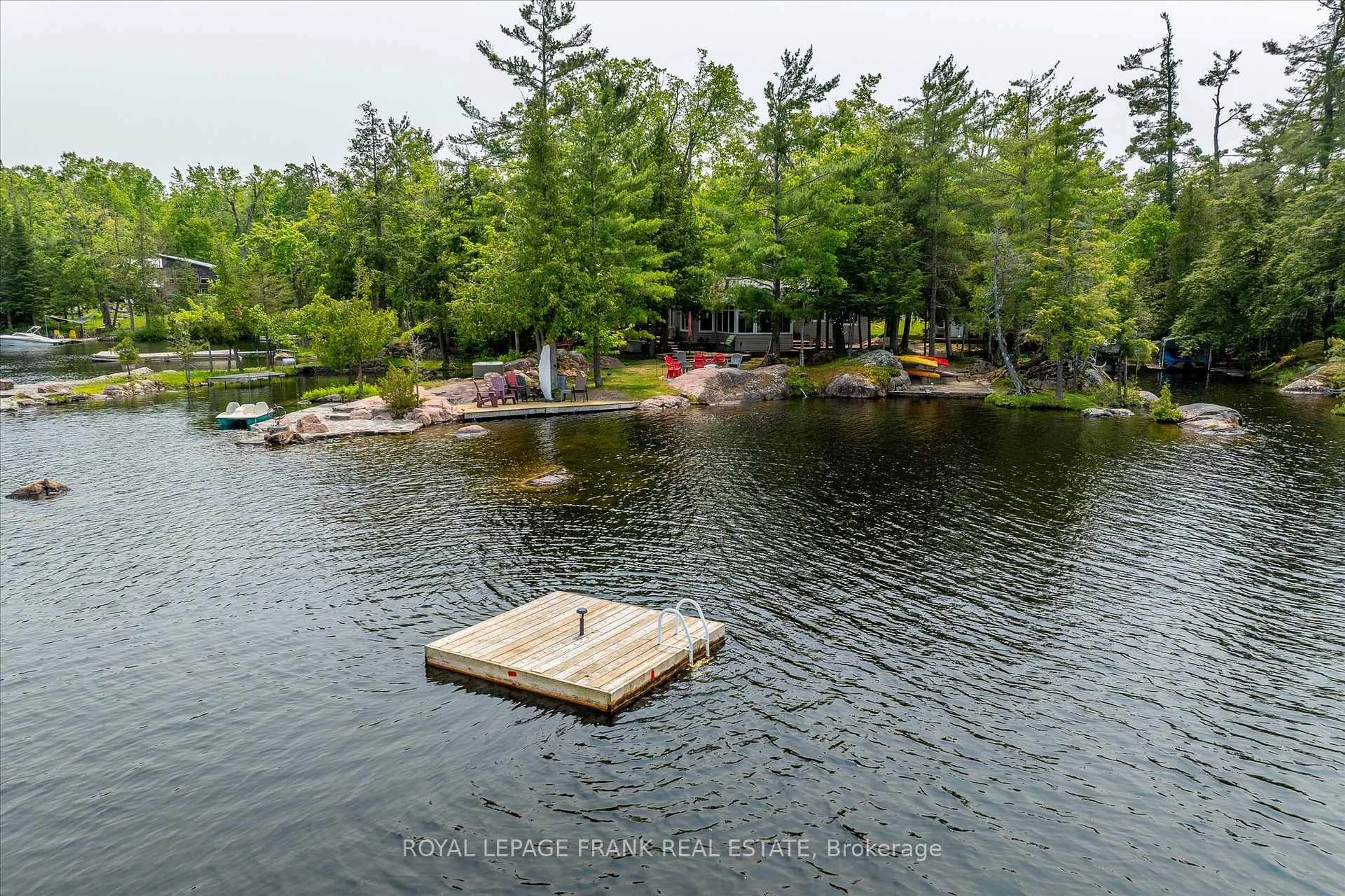 A pic from outside/outdoor area/front of a property/back of a property/a pic from drone, water/lake/river/ocean view for 2200 Fire Route 25A, Selwyn Ontario K0L 2H0