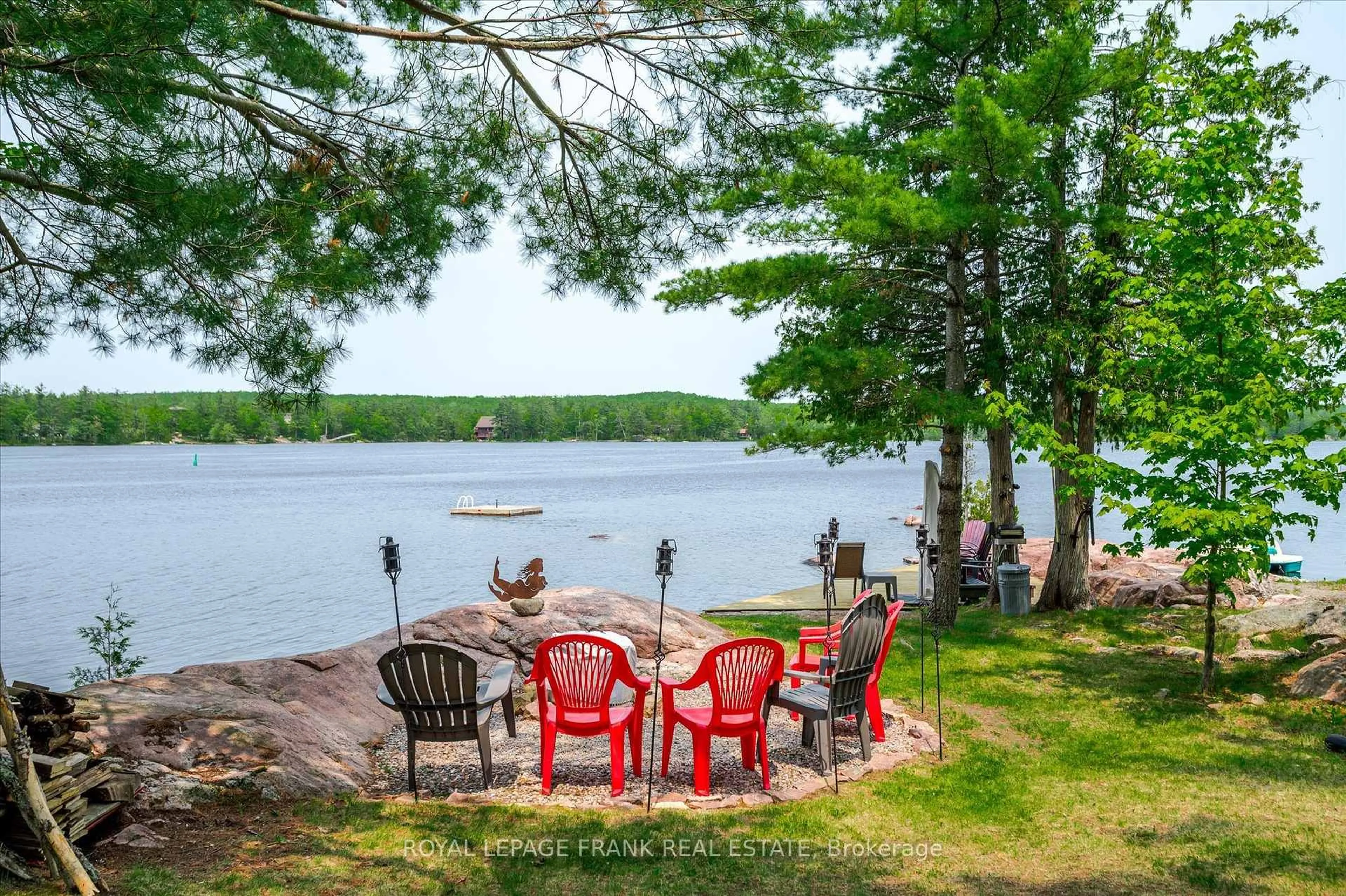 Patio, water/lake/river/ocean view for 2200 Fire Route 25A, Selwyn Ontario K0L 2H0