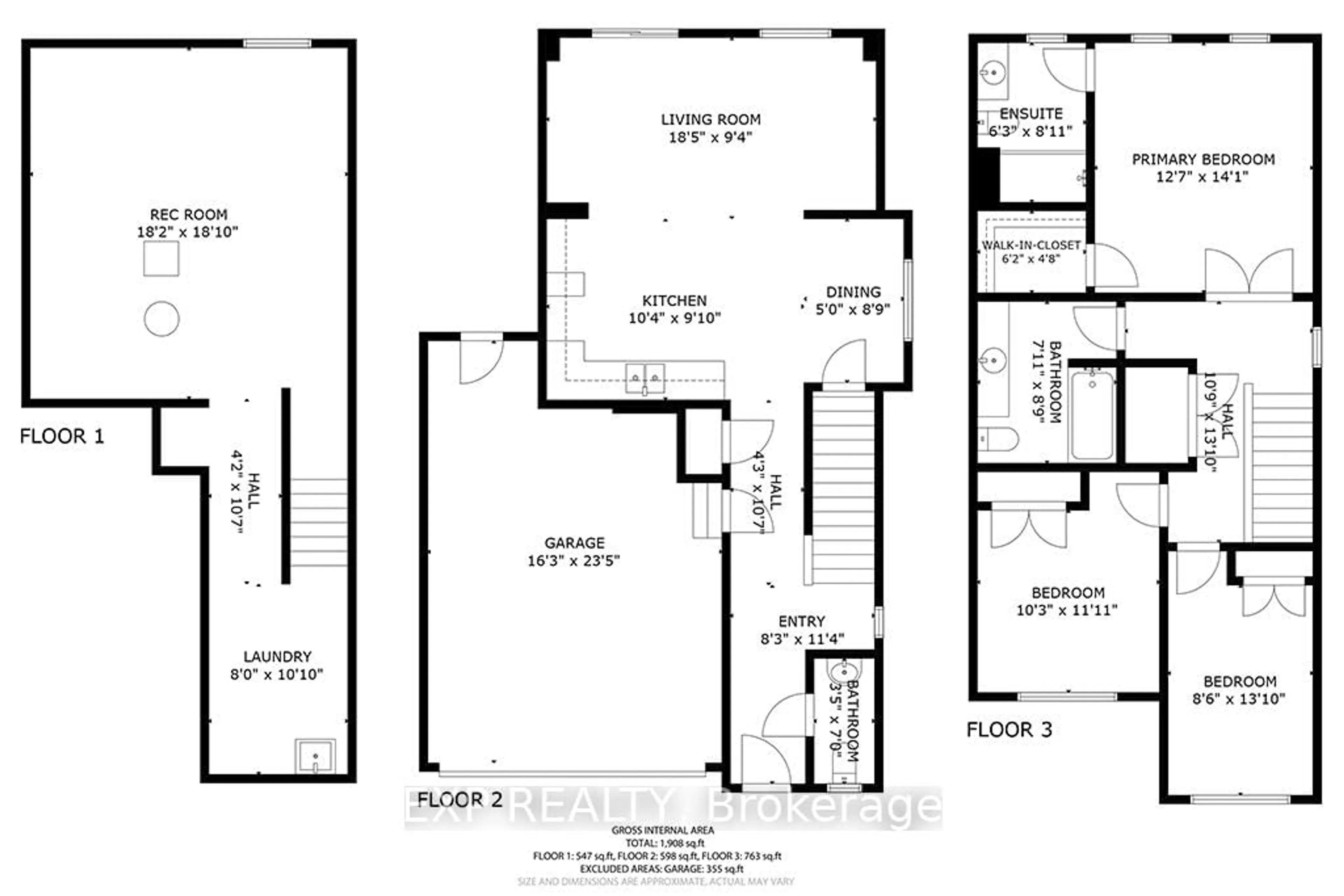Floor plan for 131 Fitzgerald St, Grey Highlands Ontario N0C 1H0