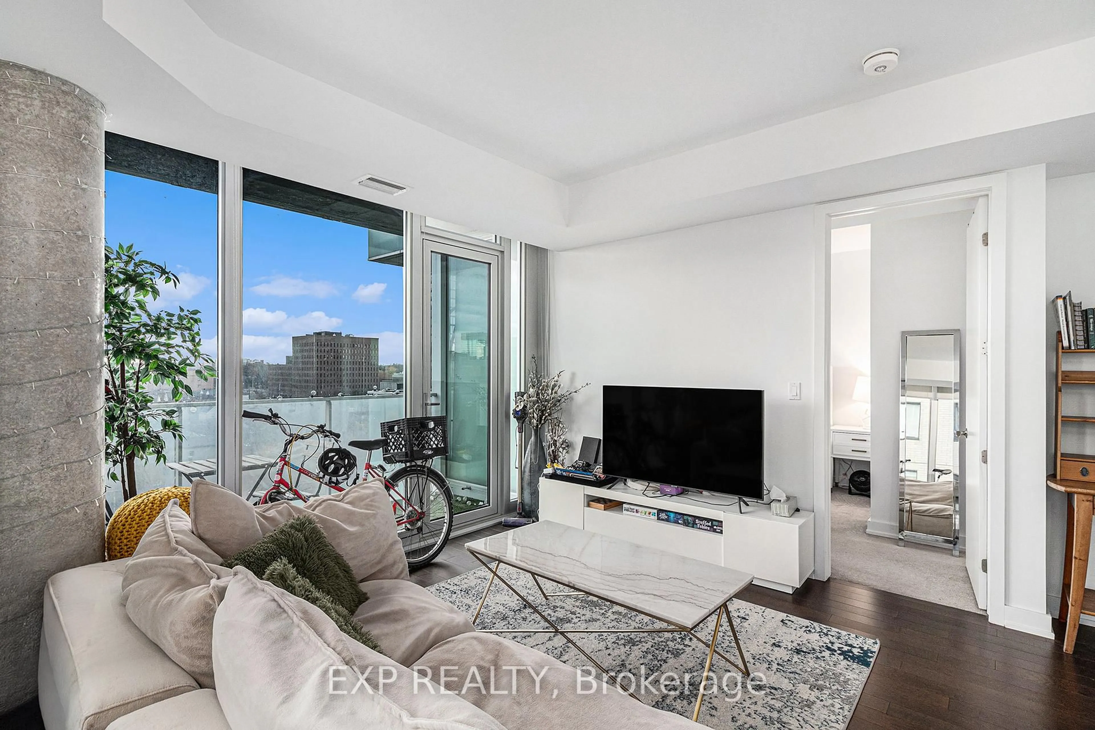 Living room with furniture, unknown for 111 Champagne Ave #507, Ottawa Ontario K1S 5V3