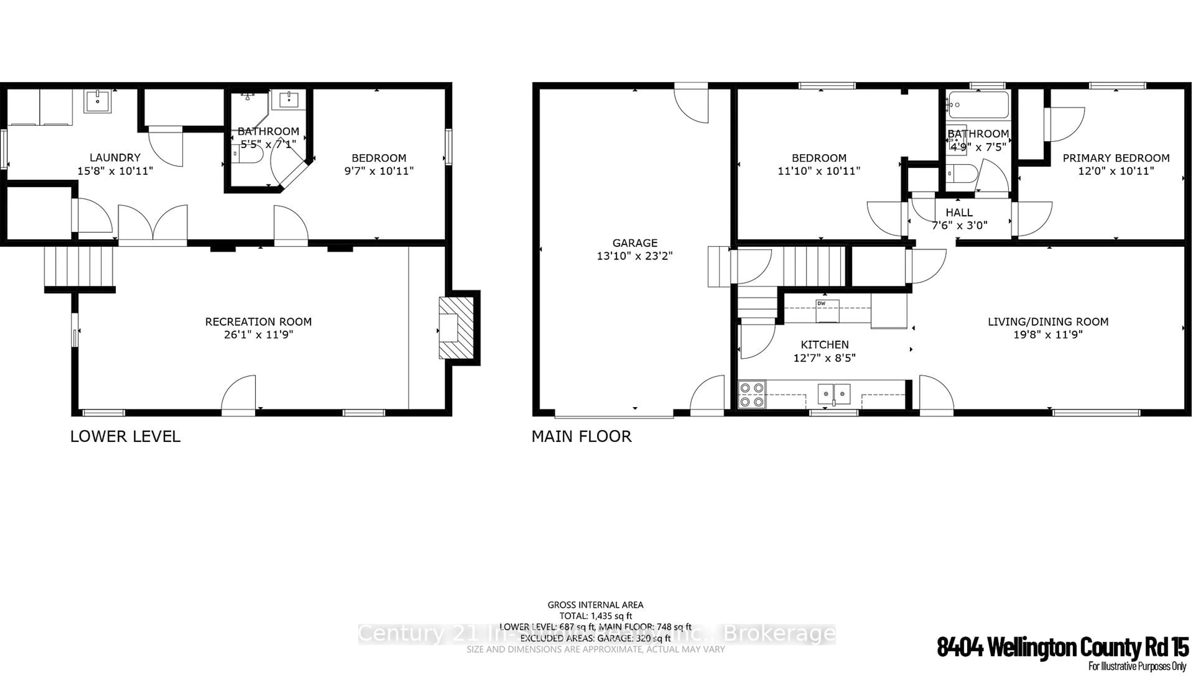 Floor plan for 8404 Wellington Road 15 Rd, Wellington North Ontario N0G 1N0