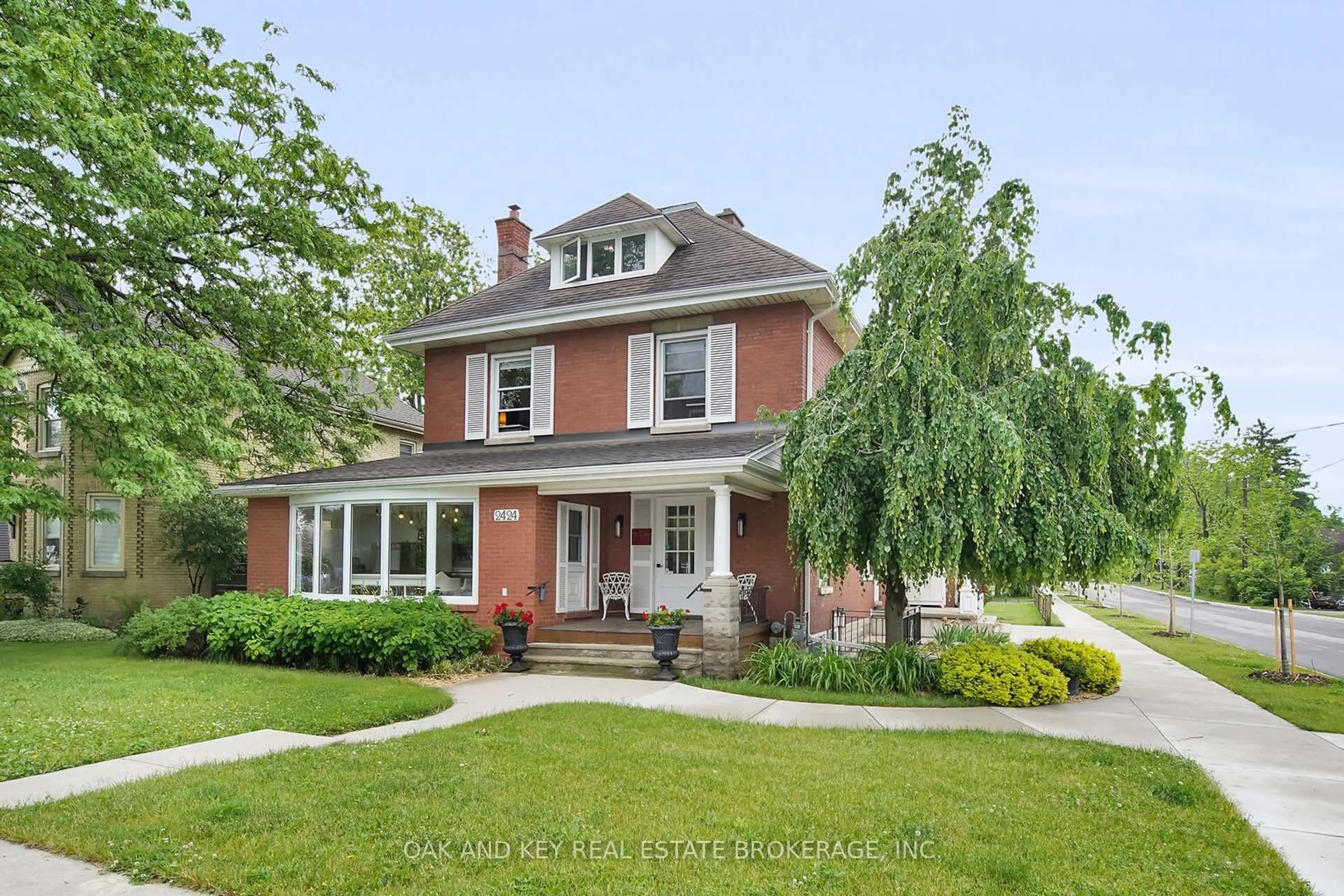 Home with brick exterior material, street for 2424 Main St, London South Ontario N6P 1R2