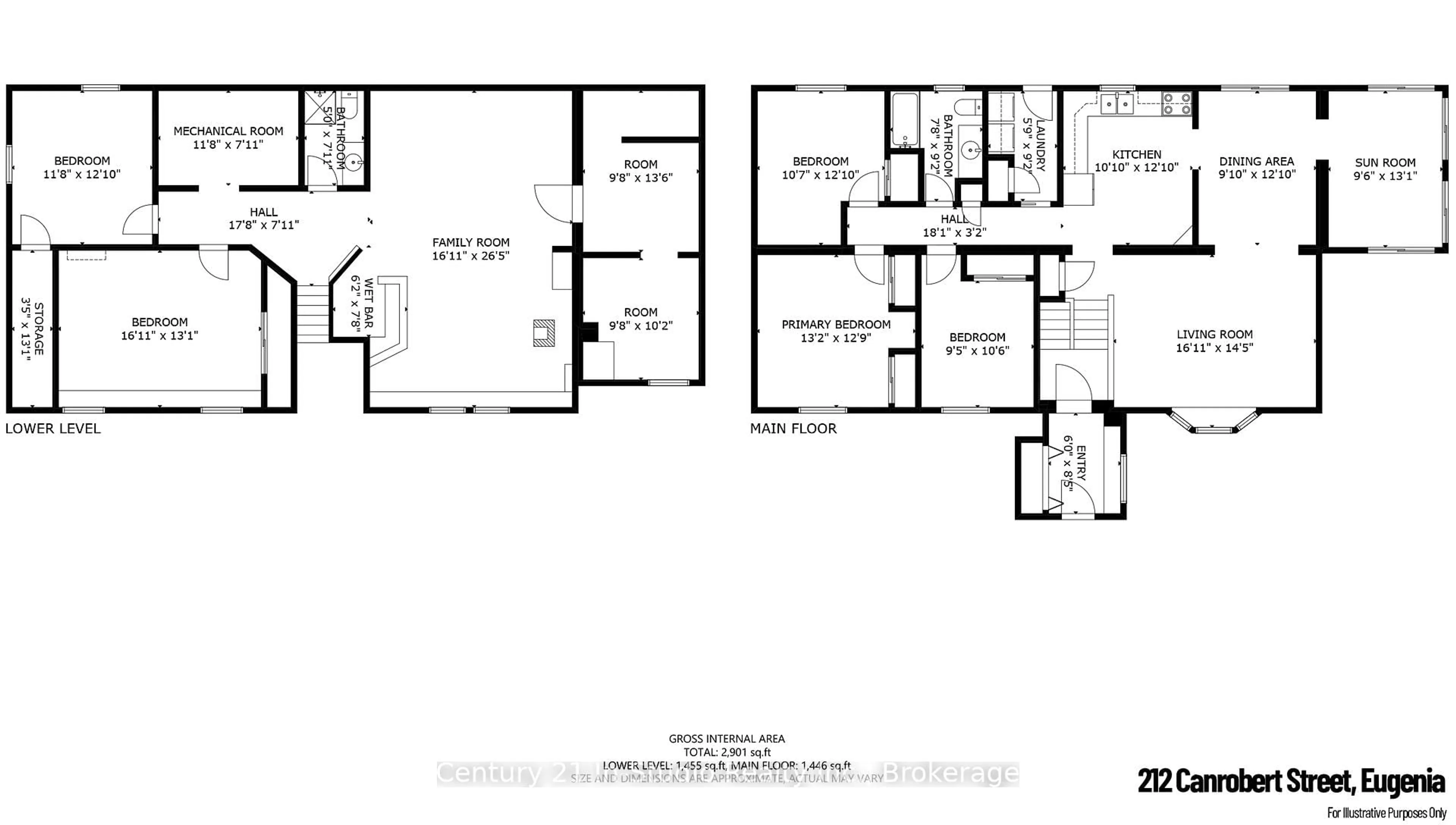 Floor plan for 212 Canrobert St, Grey Highlands Ontario N0C 1E0