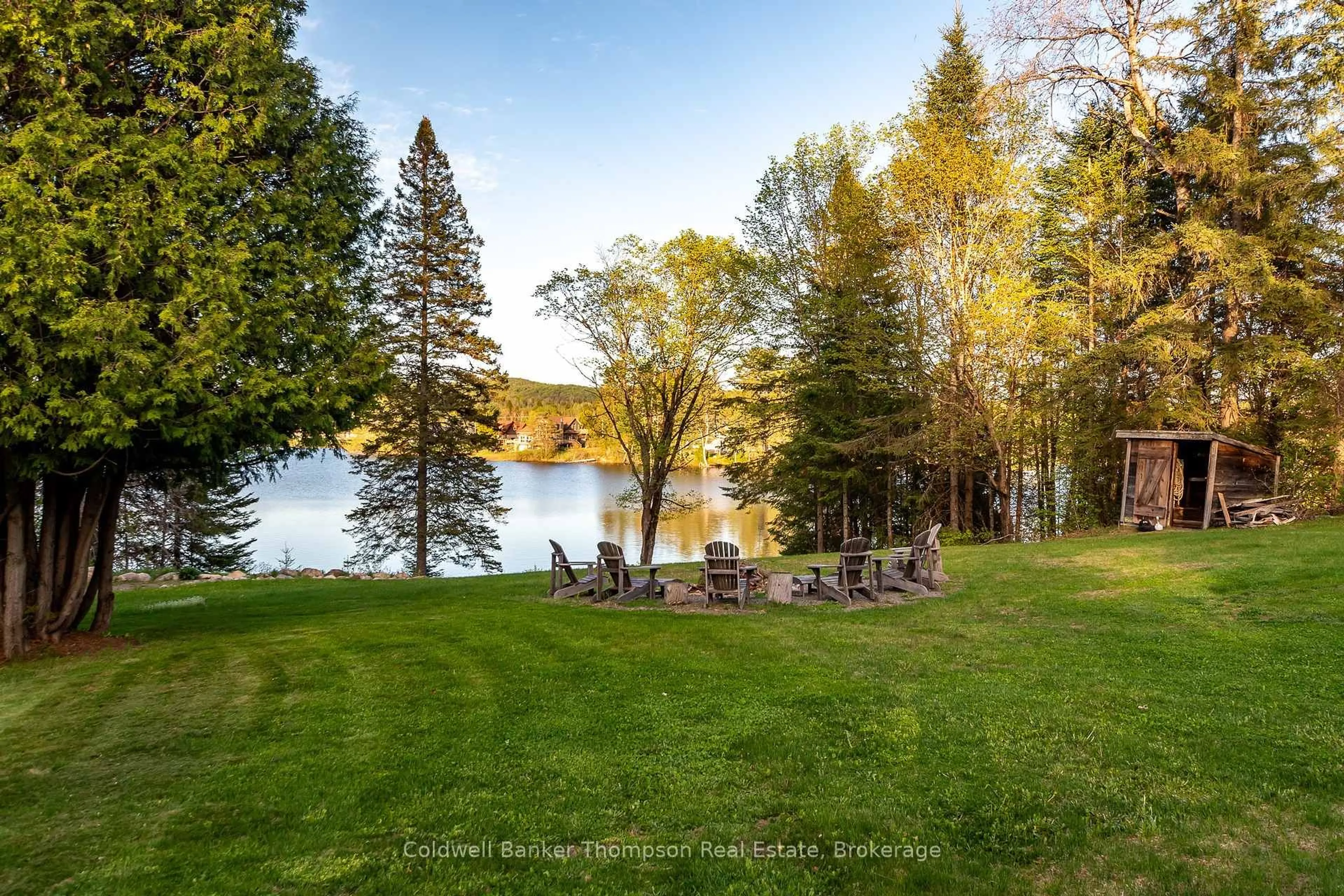 Patio, water/lake/river/ocean view for 1645 Highway 518 East, Kearney Ontario P0A 1M0