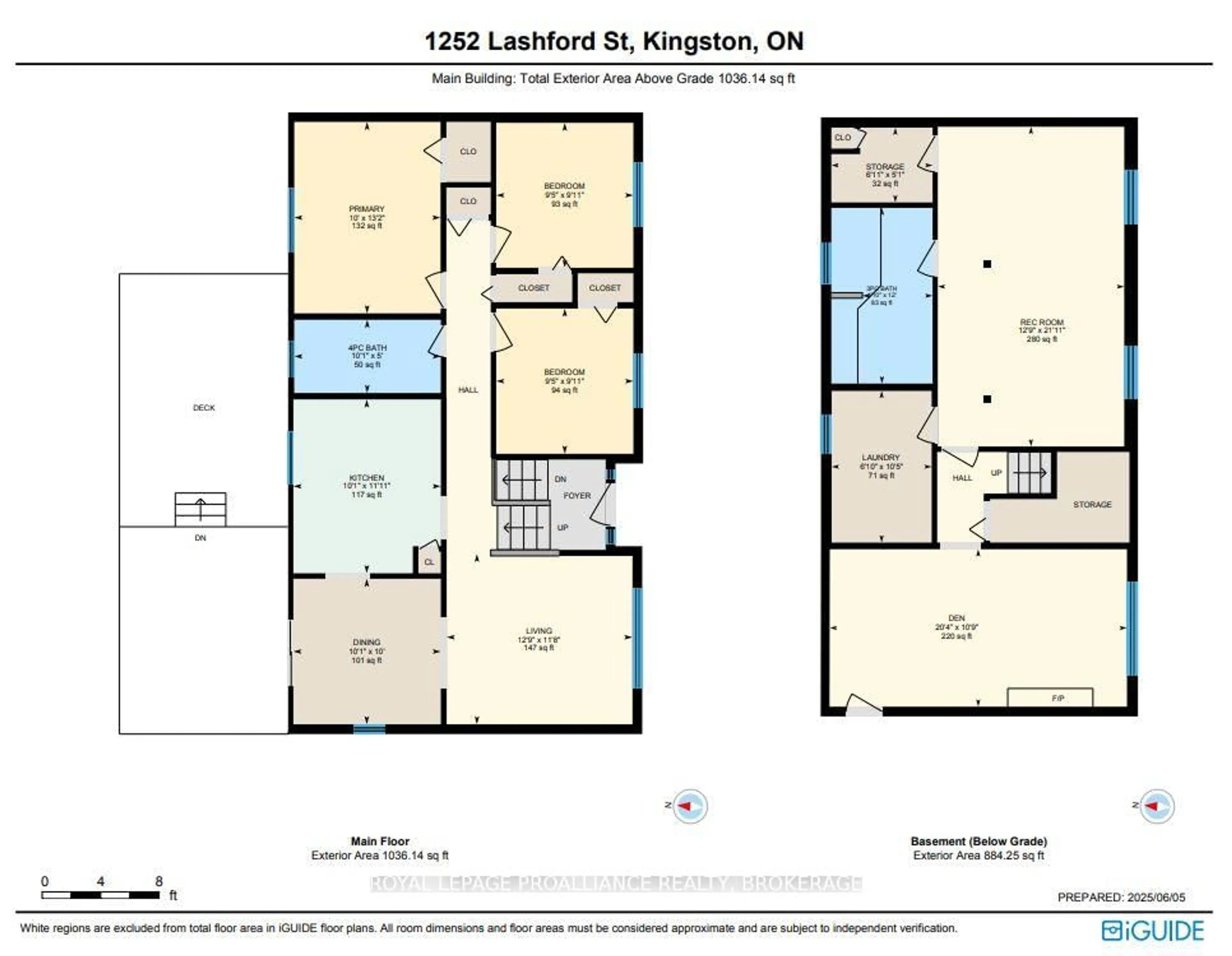 Floor plan for 1252 Lashford St, Kingston Ontario K7M 5J3