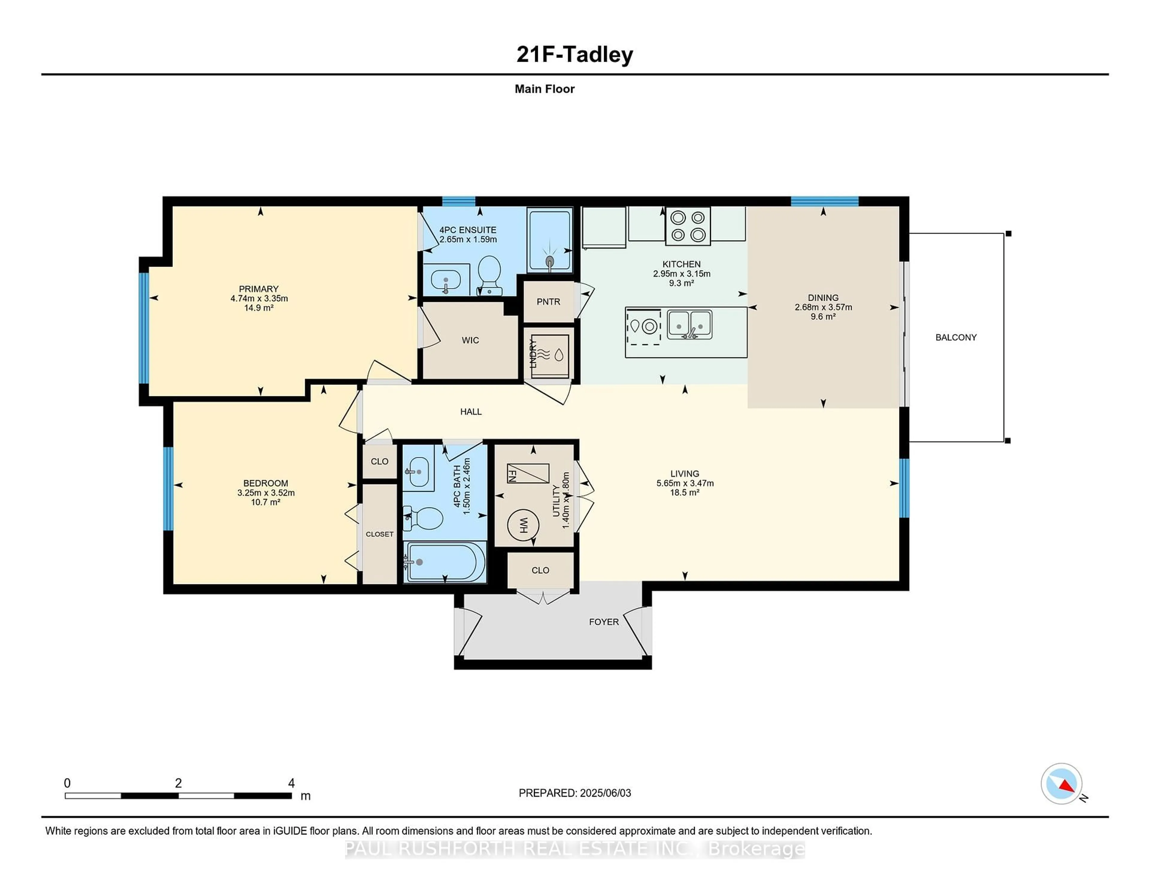 Floor plan for 21 Tadley Private #F, Ottawa Ontario K2J 2T3
