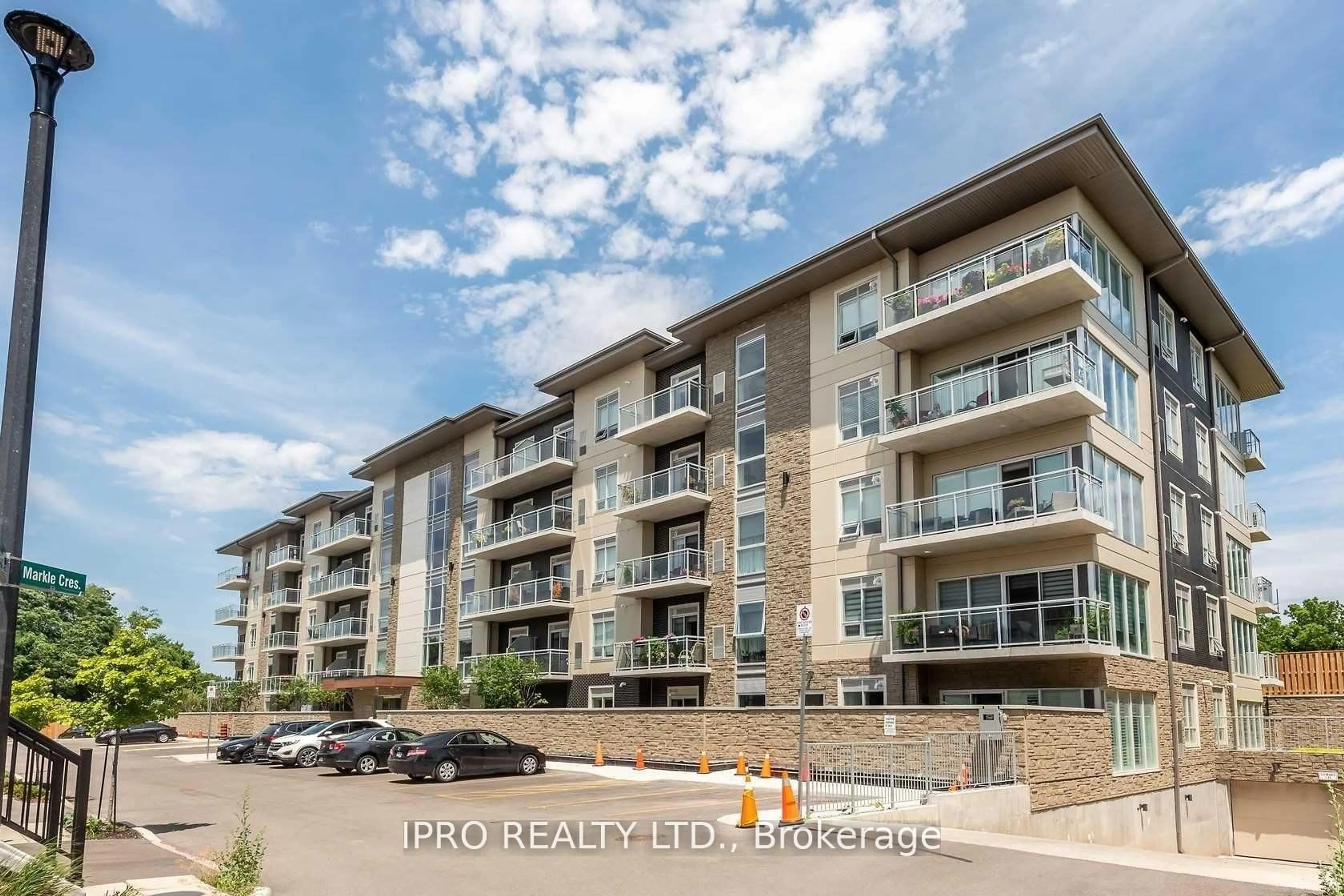 A pic from outside/outdoor area/front of a property/back of a property/a pic from drone, unknown for 16 Markle Cres #301, Hamilton Ontario L9G 0H4