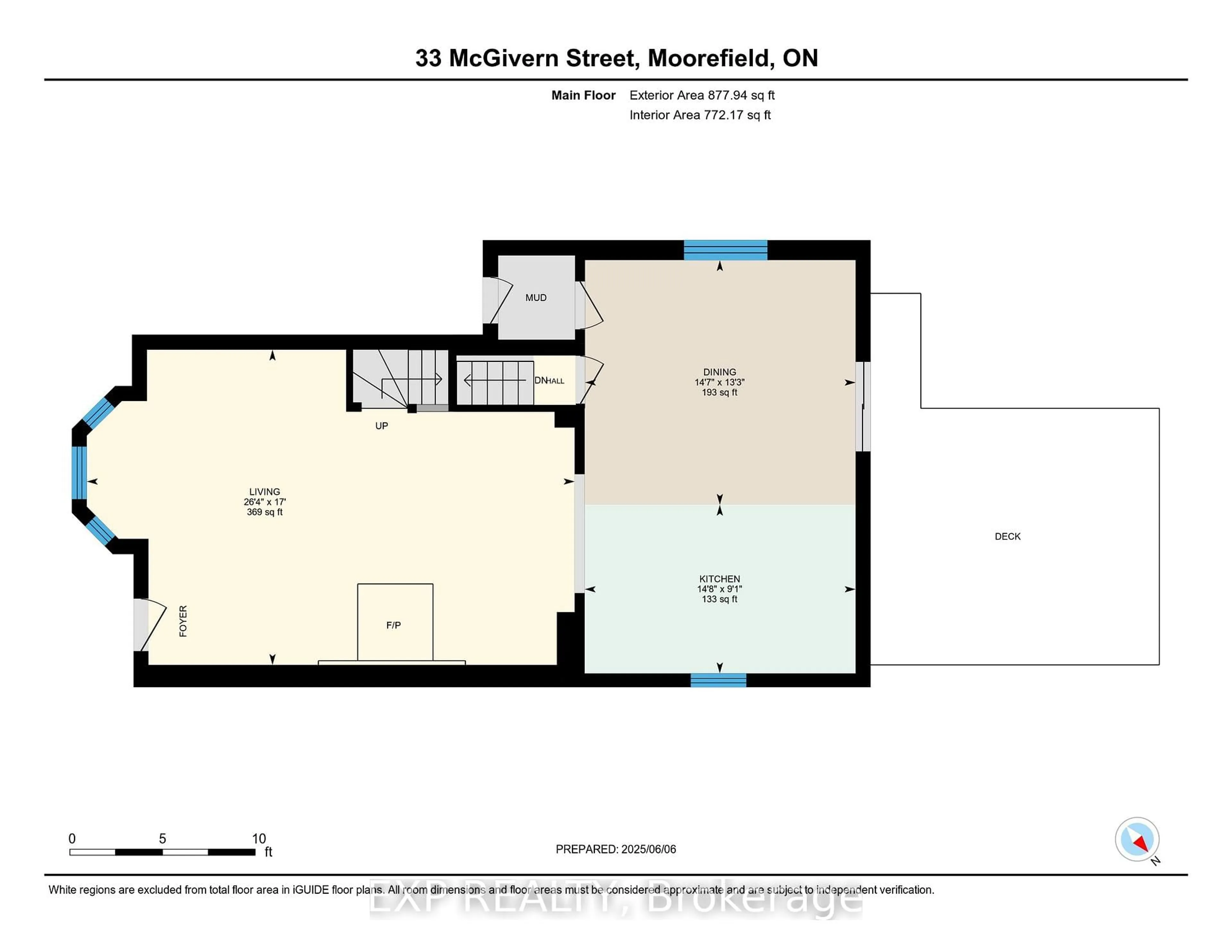 Floor plan for 33 Mcgivern St, Mapleton Ontario N0G 2K0